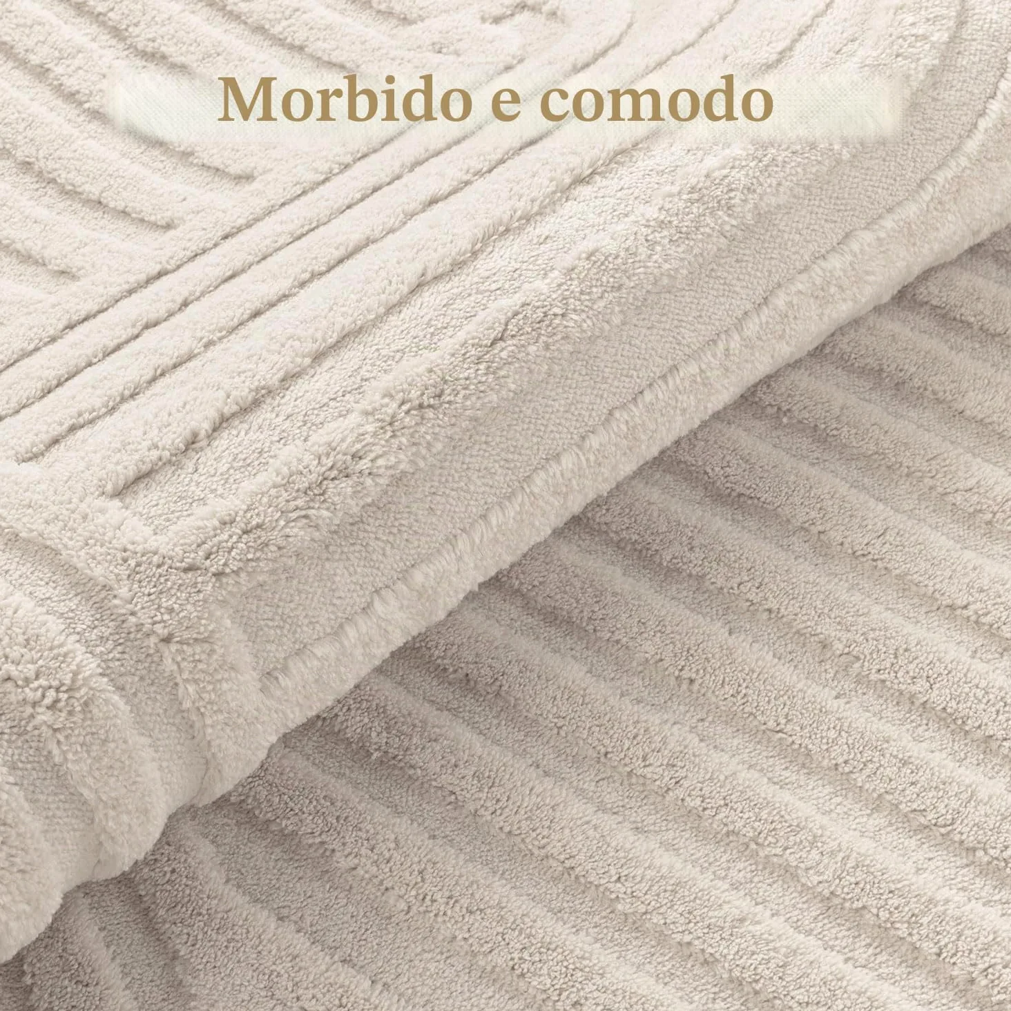 SHACOS Tappeti Moderni per Soggiorno Crema 160x230cm Tappeto Salotto Grande Morbido Antiscivolo Lavabile in Lavatrice Tappeti di Zona per Camera da Letto