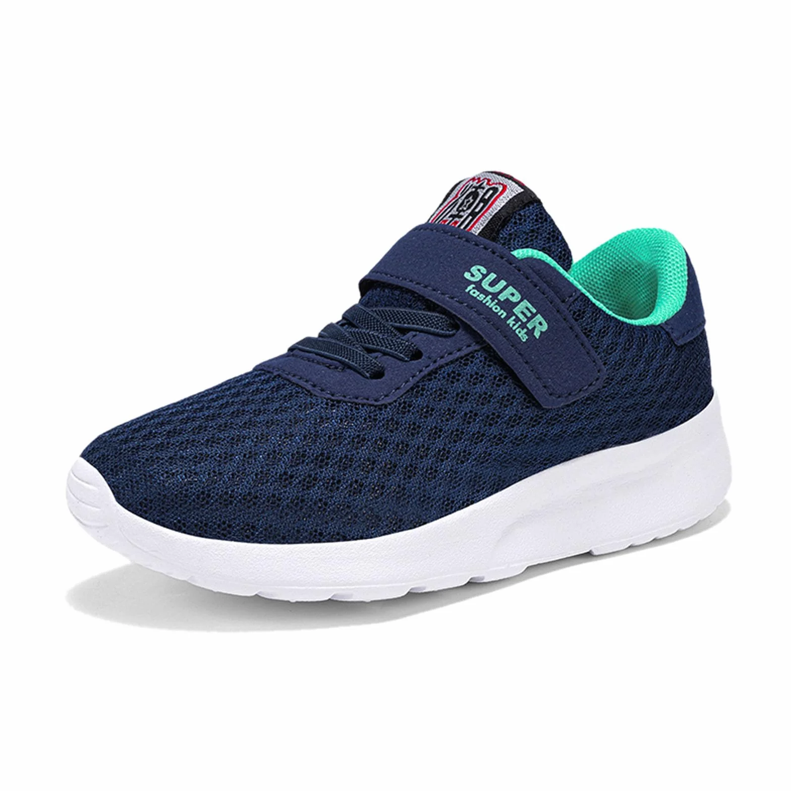 Generisch Sneakers da ragazza, leggere, traspiranti, slip on scarpe da corsa per bambini, comode scarpe da ginnastica con suola morbida
