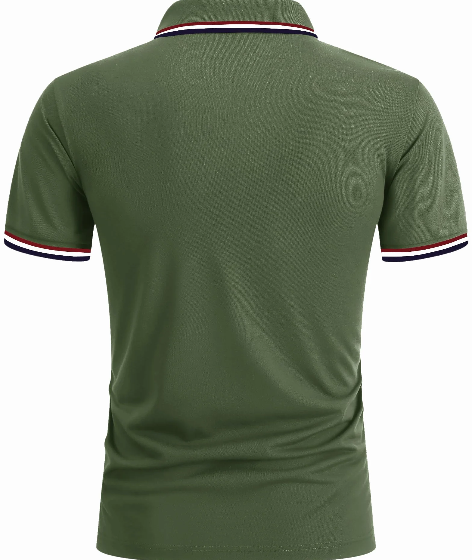 Polo Uomo Camicia a Maniche Corte da Golf Traspirante Sport Basic Slim Fit Tshirt con Tasca sul Petto