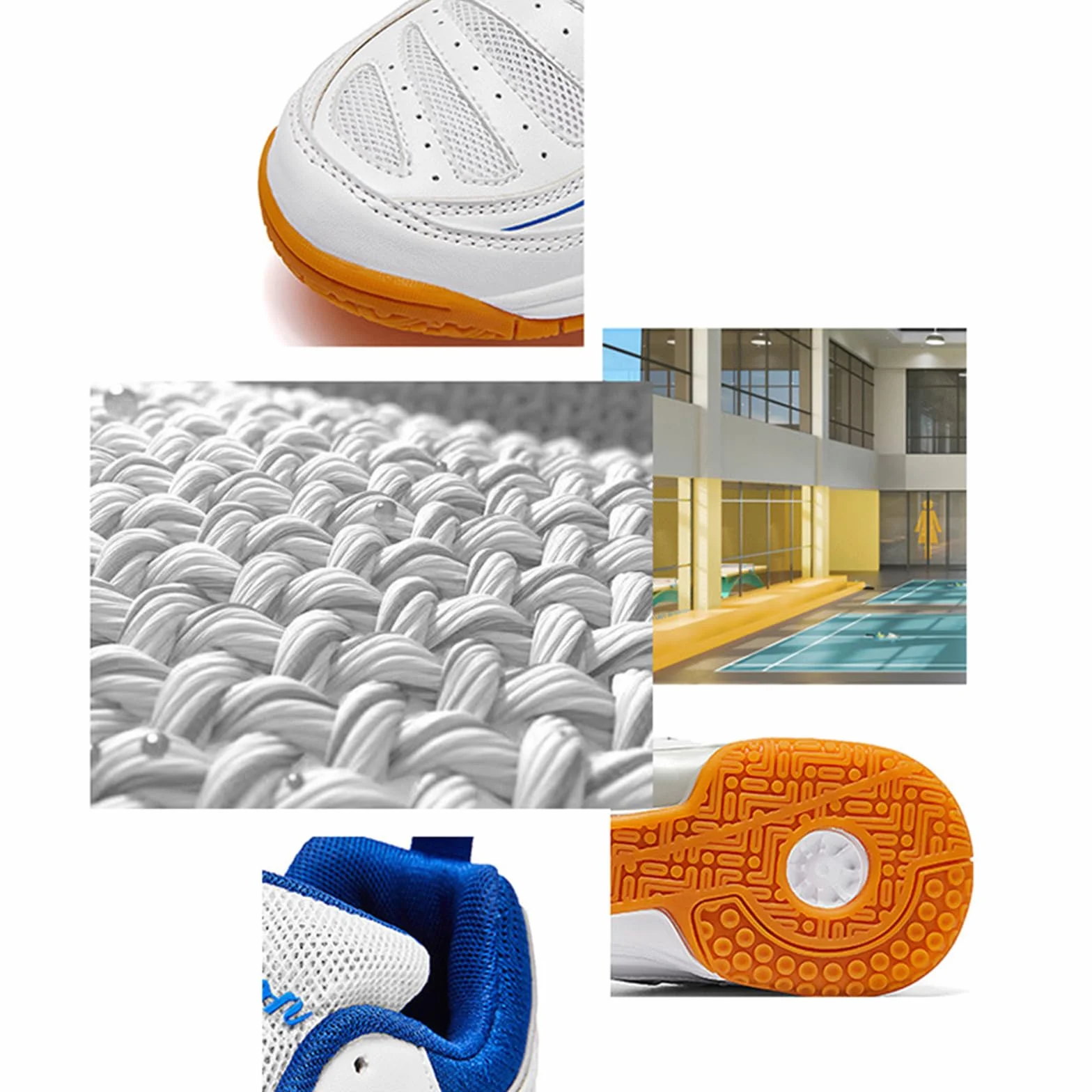 Badminton Squash Shoes Anti-Slip Non-Marking Indoor Sports
