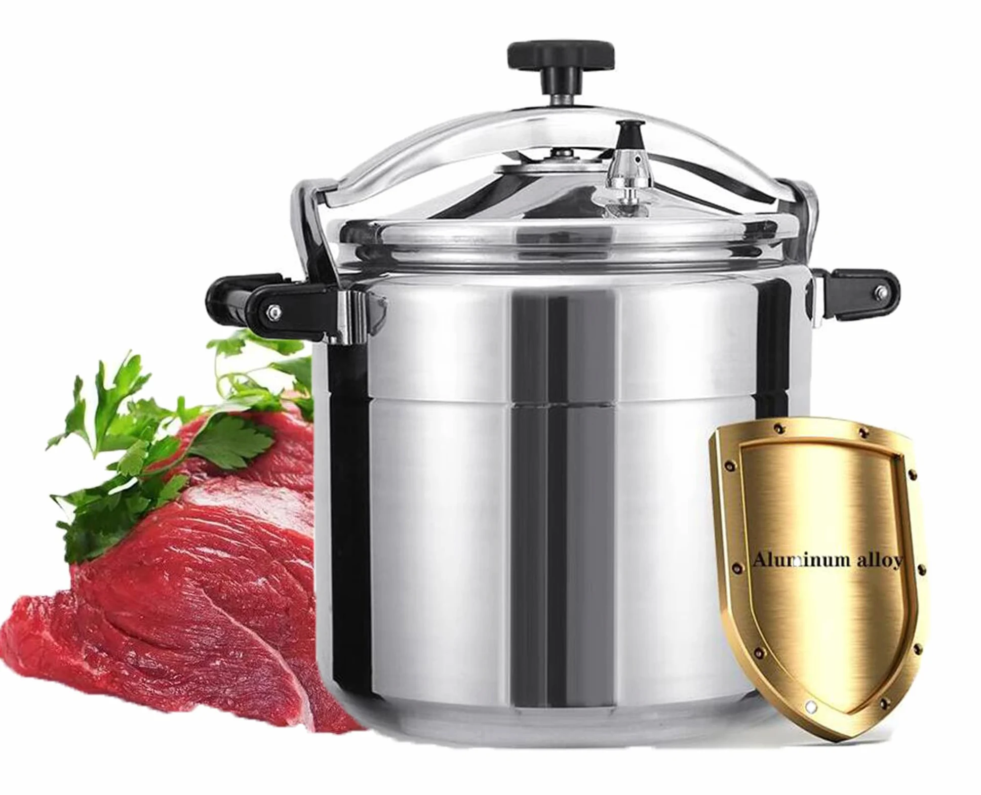 18L pentola a pressione commerciale,barattoli a pressione prova di esplosione multi,grandi capacità Manico antiscottatura e termoisolante,applicabile:fornello a gas,fiamma aperta