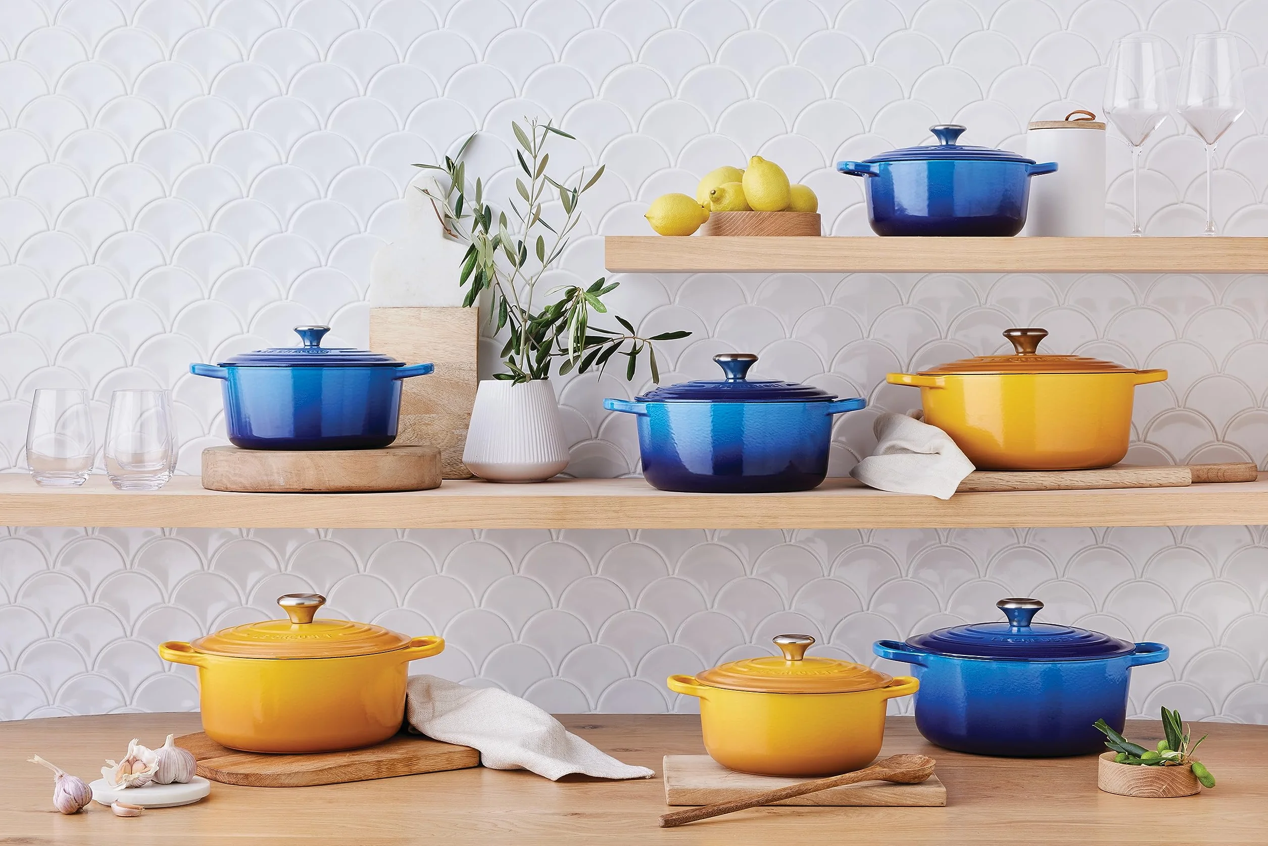 Le Creuset Cocotte rotonda Evolution in ghisa vetrificata con Coperchio, Ø 20 cm, Nectar, 21177206724430