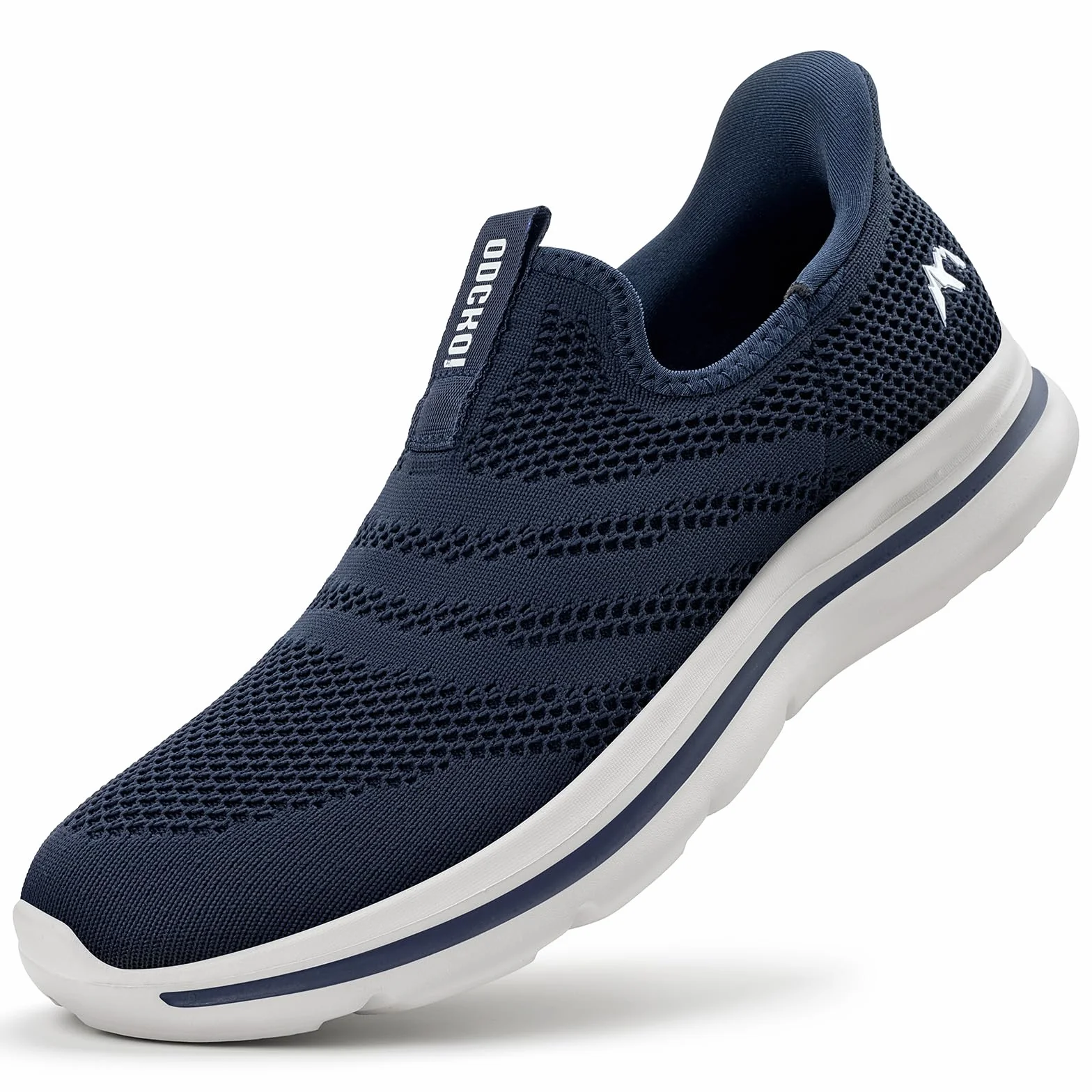 Scarpe da Ginnastica Slip-On Uomo Senza Lacci - Leggere, Traspiranti e Comode per Tempo Libero, Camminata, Jogging e Quotidiano - Design Minimalista con Rete Mesh per Sport all'Aperto