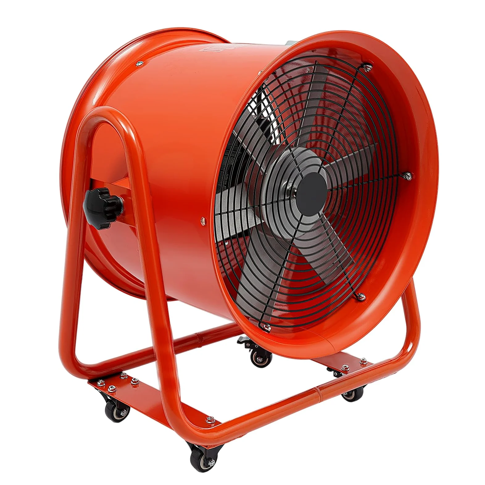 Ventilatore a tamburo, 1100 W, 2800 giri/min, 280 Pa, movimento ad alta velocità, 13600 m³/h, ventilatore industriale portatile, ventilatore elettrico