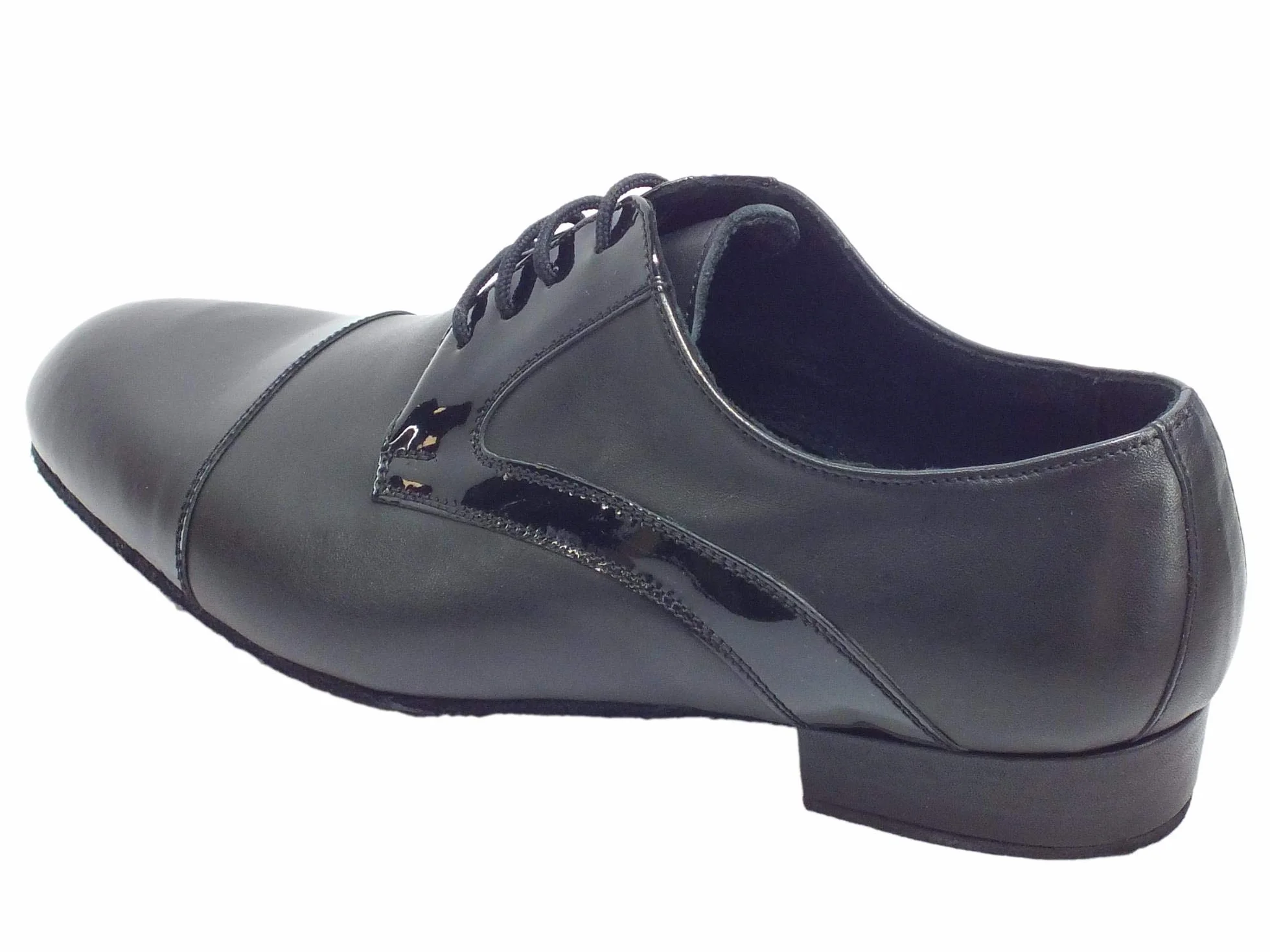 Scarpa da Ballo Uomo Nappa Verniciato Nero