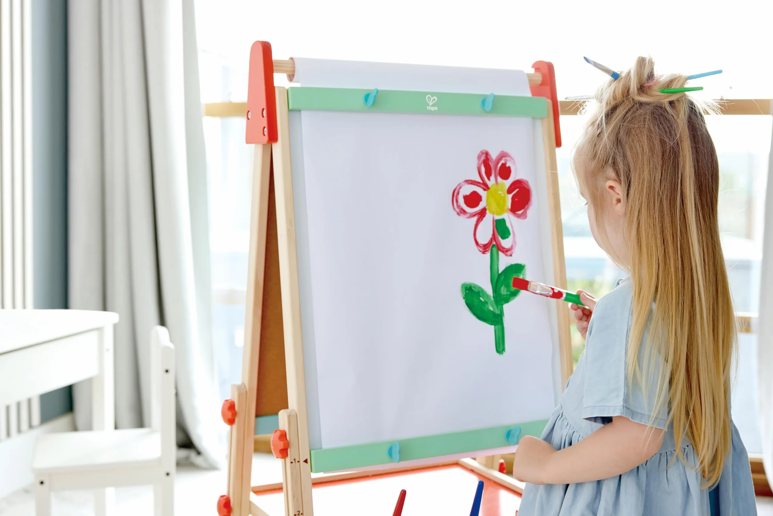 Rullo di Carta da Disegno Hape 38 cm x 20 m Ricarica per Lavagna