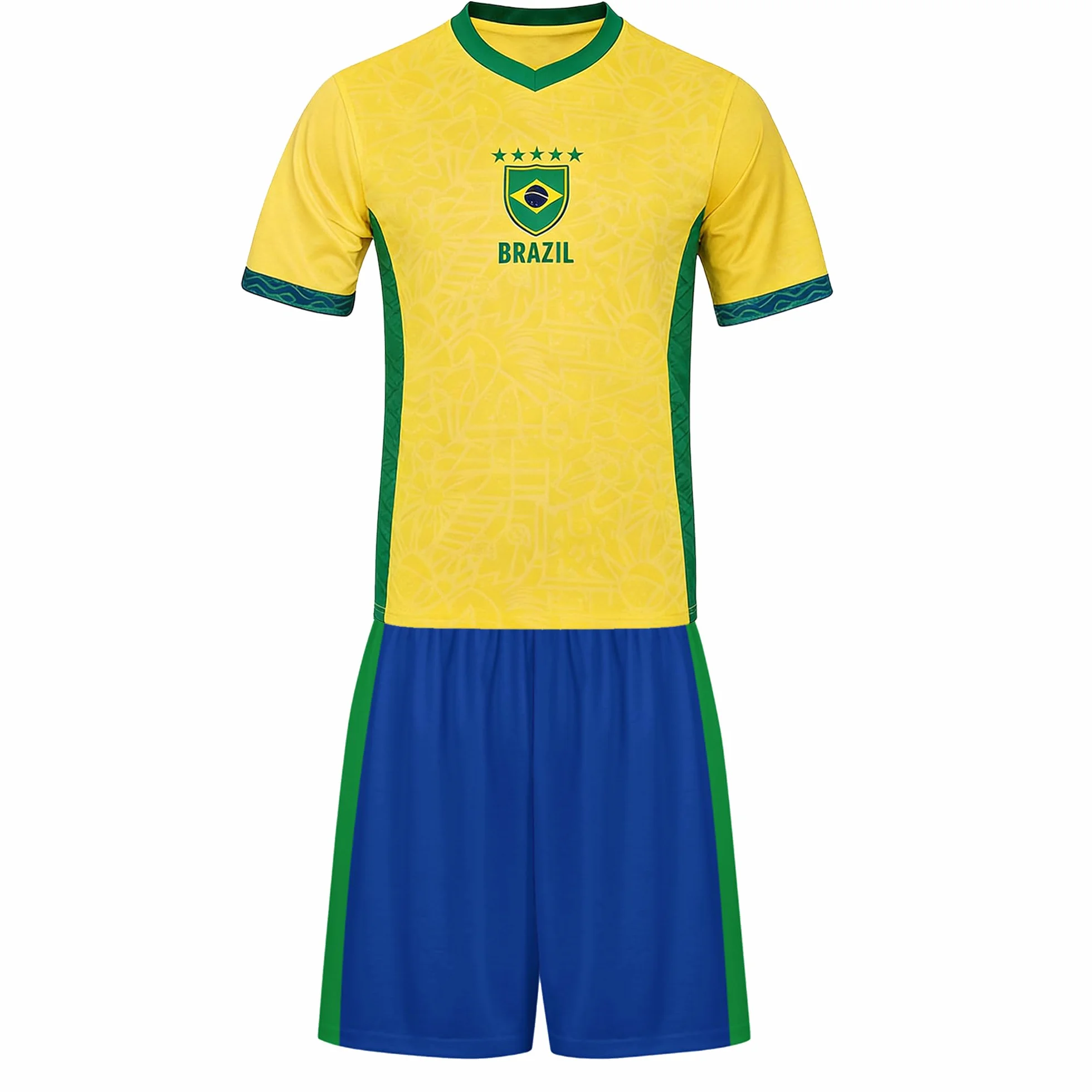 2026 Calcio Coppa Bambini T-Shirt e Pantaloncini Set Tifosi di Calcio Sport Casual Bandiera Nazionale Stampa Allenamento Ragazzi Ragazze Asciugatura Rapida Maglia 100-170cm