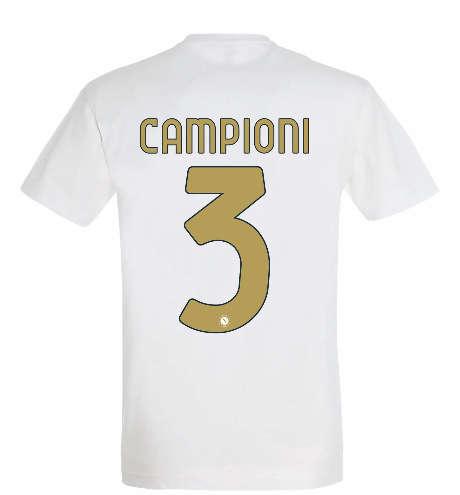 SSC NAPOLI - T-Shirt Celebrativa Scudetto, Campioni d'Italia 2022/23