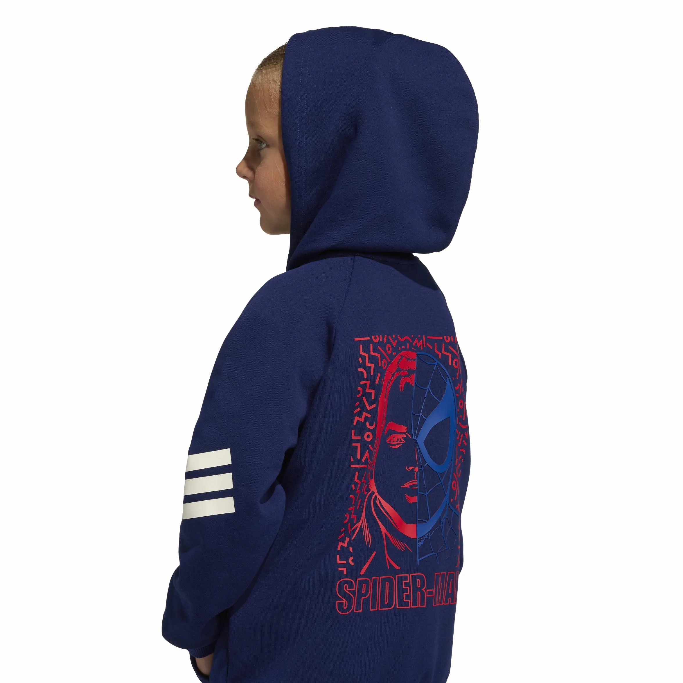adidas Marvel Spider-Man Track Top Felpa con Cappuccio Unisex - Bambini e Ragazzi