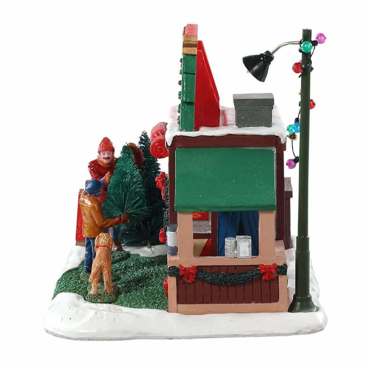 Lemax Christmas Village Accessory Garland Grove Tree Lot