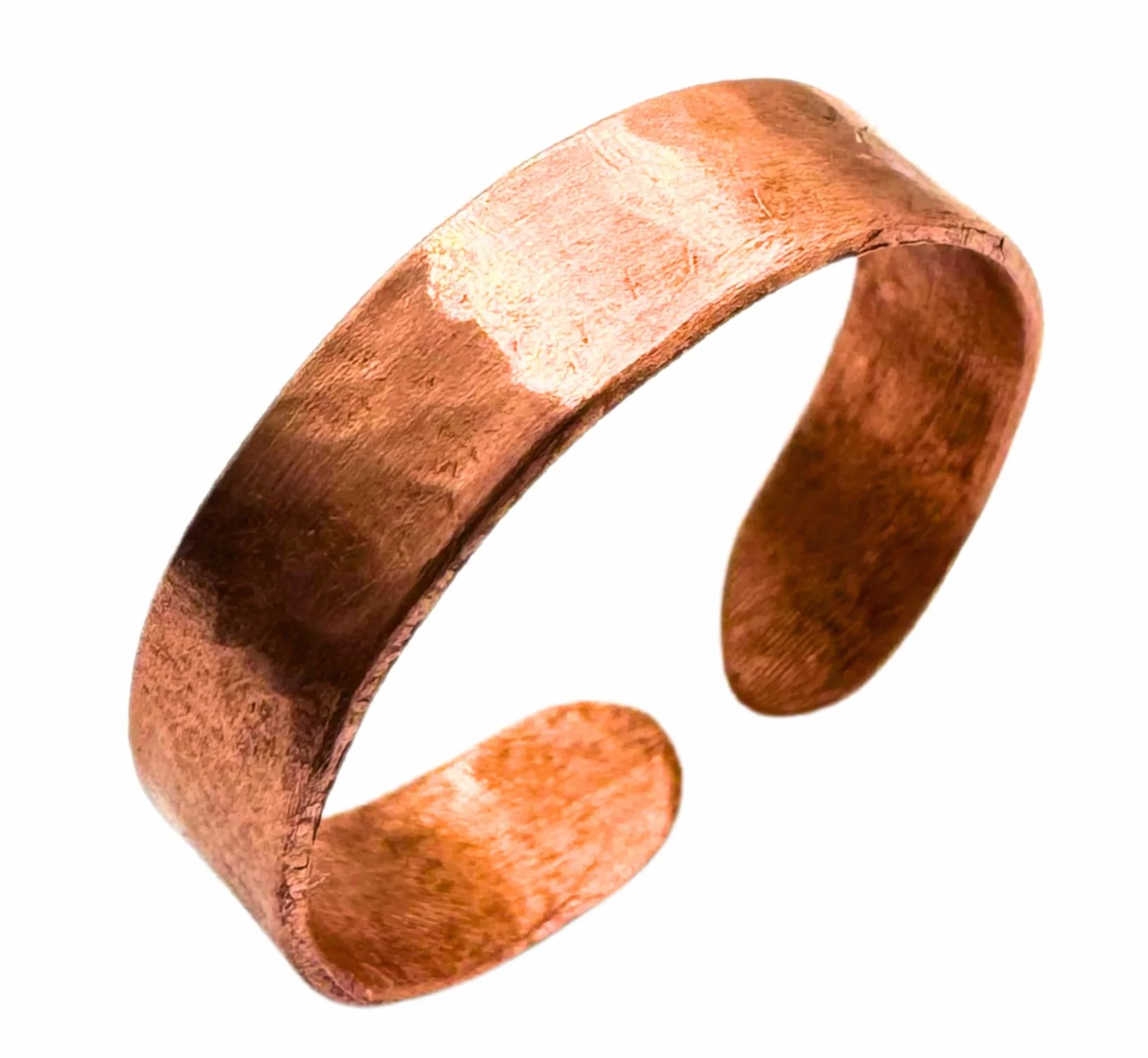 Antica Fucina Rho Anello Regolabile in Rame Puro 0,8 mm - Lavorato a Mano in Italia Unisex