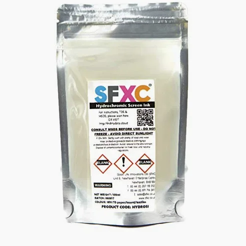 hydrochromic reversibile bagnato e Rivelare Stampa inchiostro per carta e cartone 100 ml