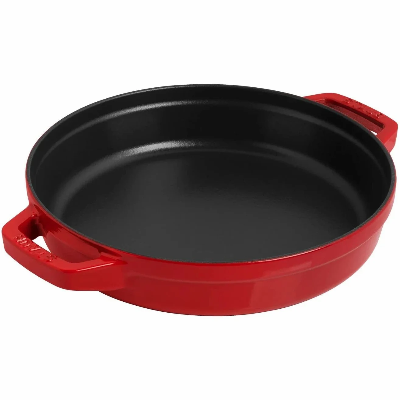STAUB La Cocotte - Set di pentole rotonde in ghisa, 3 pezzi, colore: Rosso ciliegia