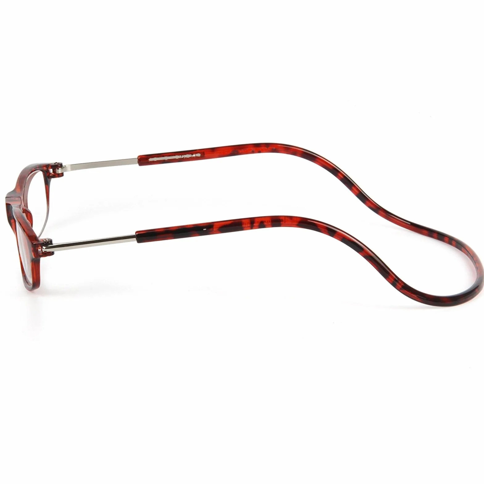 TBOC Occhiali da Lettura Regolabili Pieghevoli con Clip Magnetica, 4 Pezzi, Montatura Confortevole per Donna e Uomo