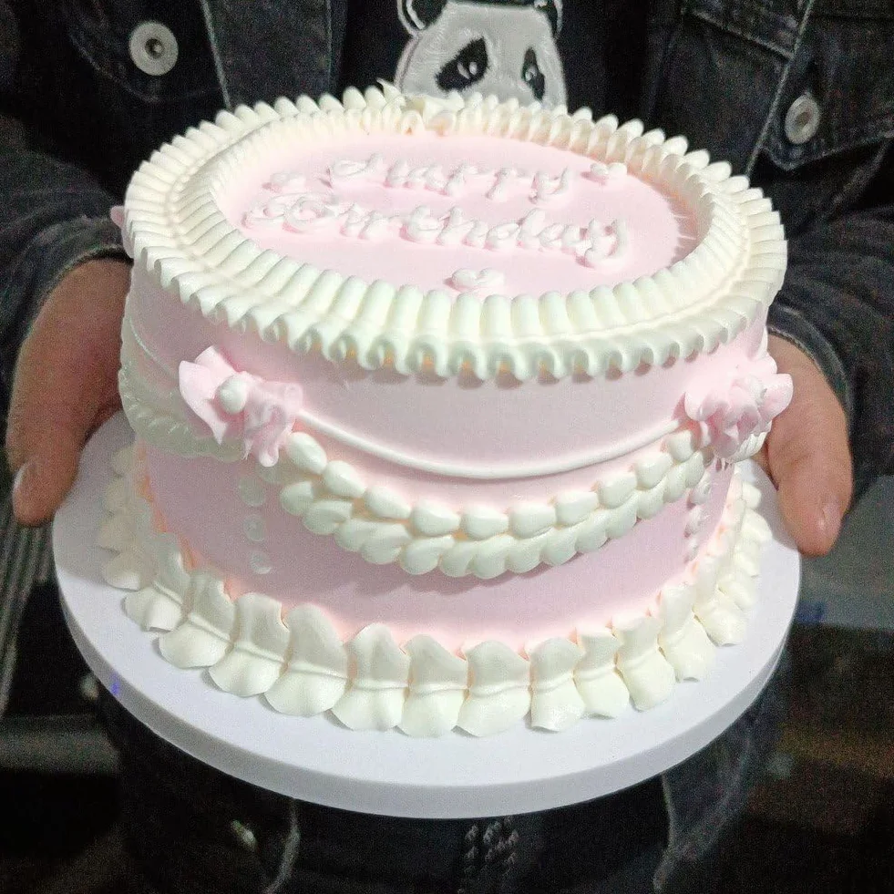 Modello Torta Artificiale 6 Pollici Finta Realistica Crema Fragole Decorazione Casa