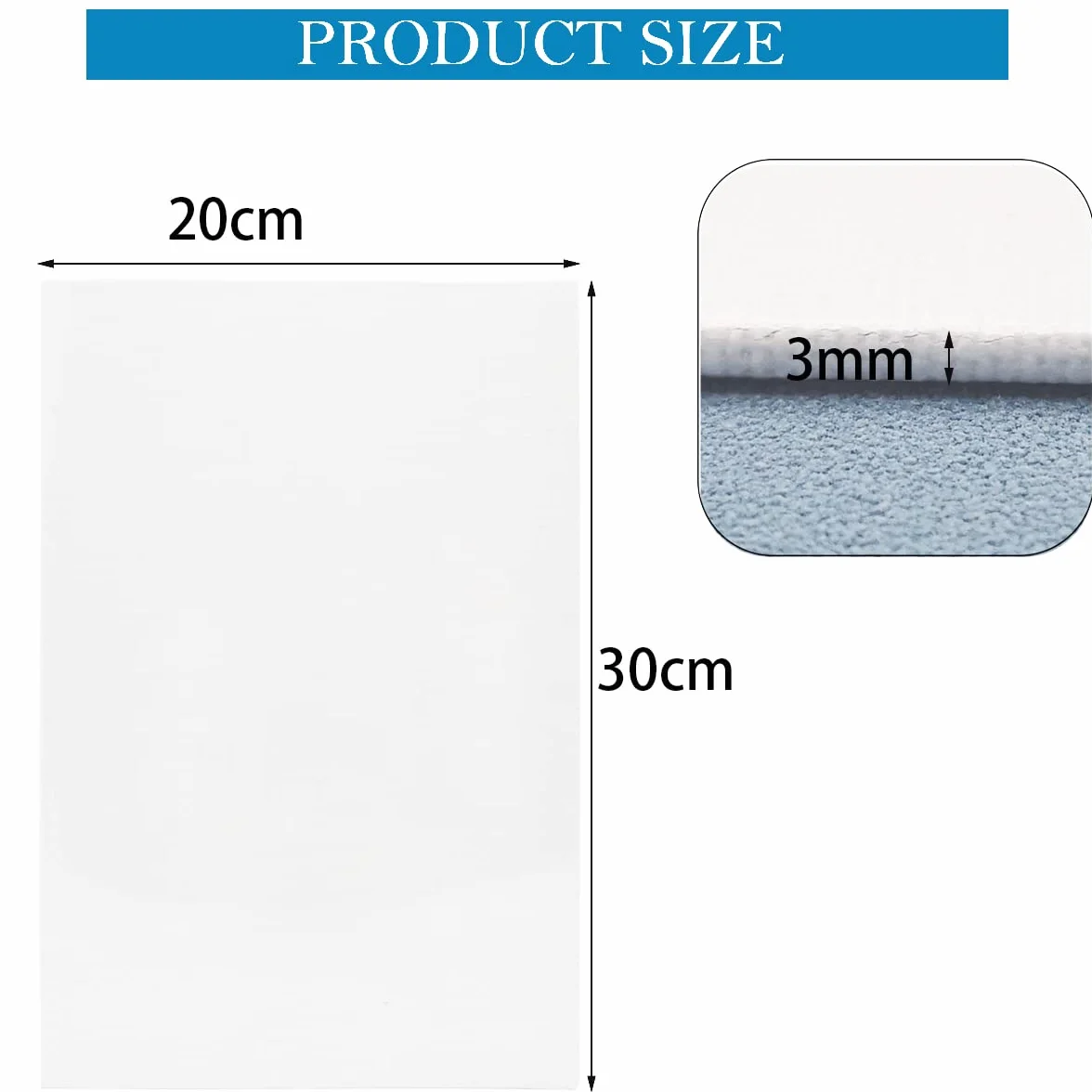 CESFONJER Tela, 20 * 30cm Telas Pittura, Cotone Pannelli in Tela, Adatto per i pigmenti di pittura ad olio, propilene e acquerello, ecc. (7 pz)