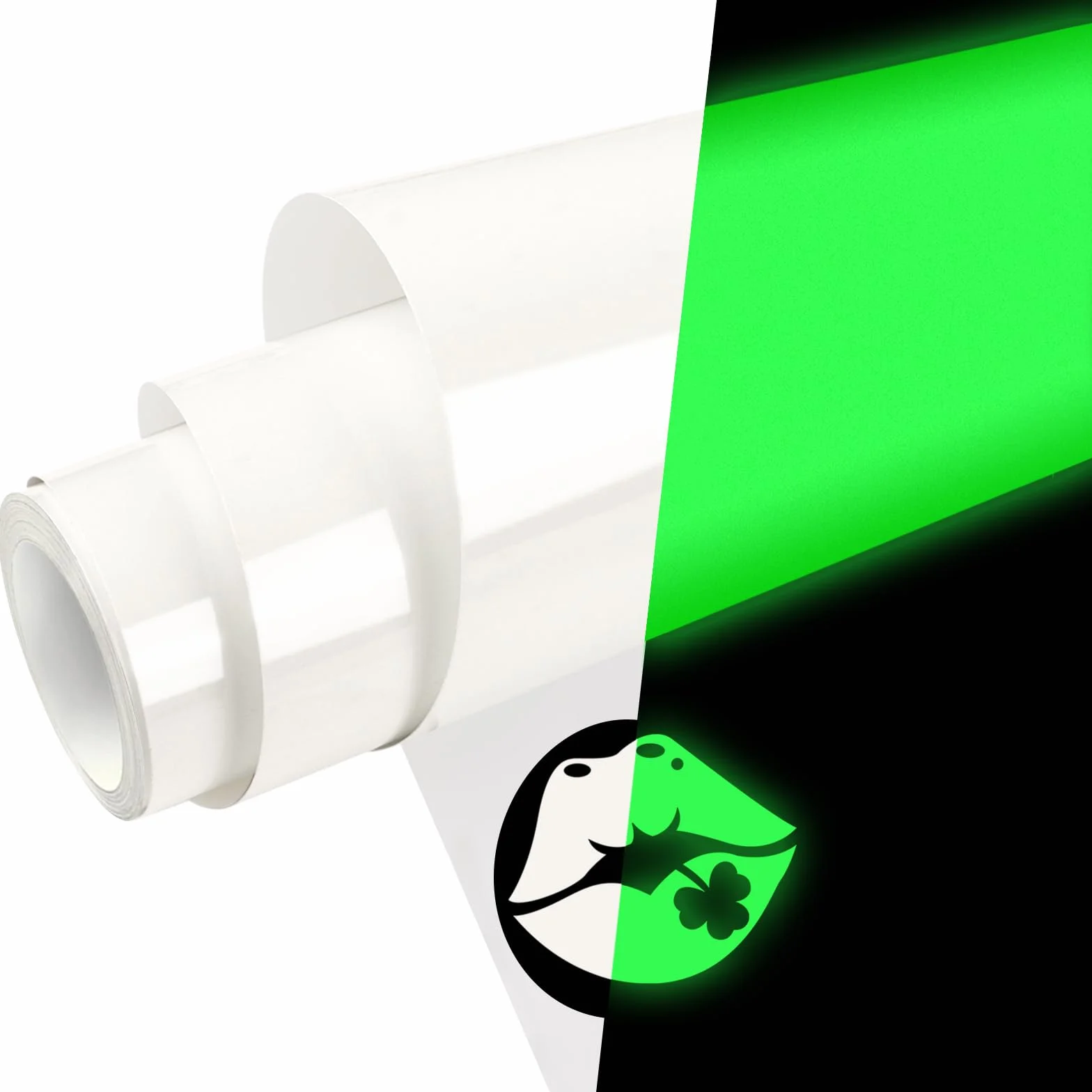 WRAPXPERT Rotolo di vinile adesivo permanente luminescente 30,5 x 1,5 m