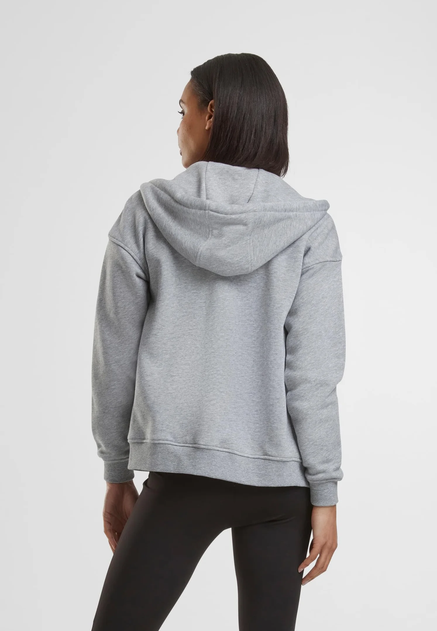 Urban Classics Felpa Classica con Cappuccio E Cerniera da Donna Maglia di Tuta Donna (Pacco da 1)