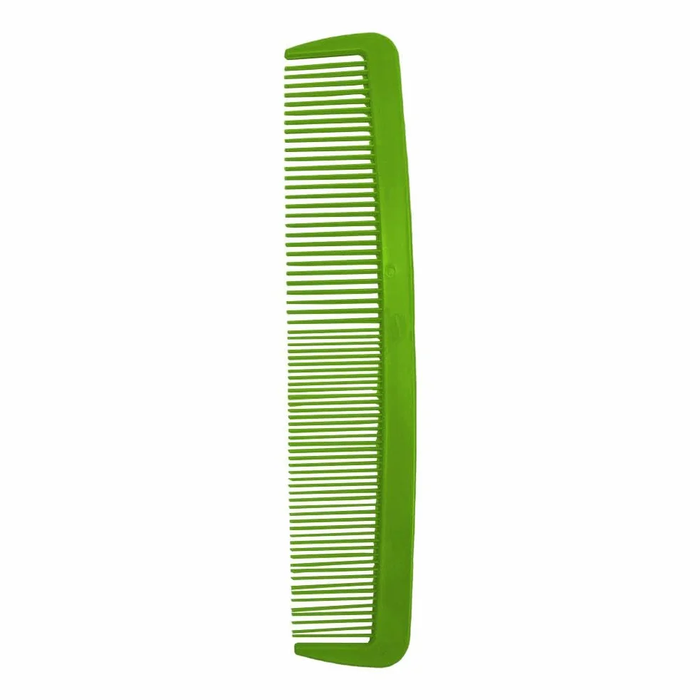 Pettine gigante per capelli scherzoso 38 cm x 13 cm verde plastica