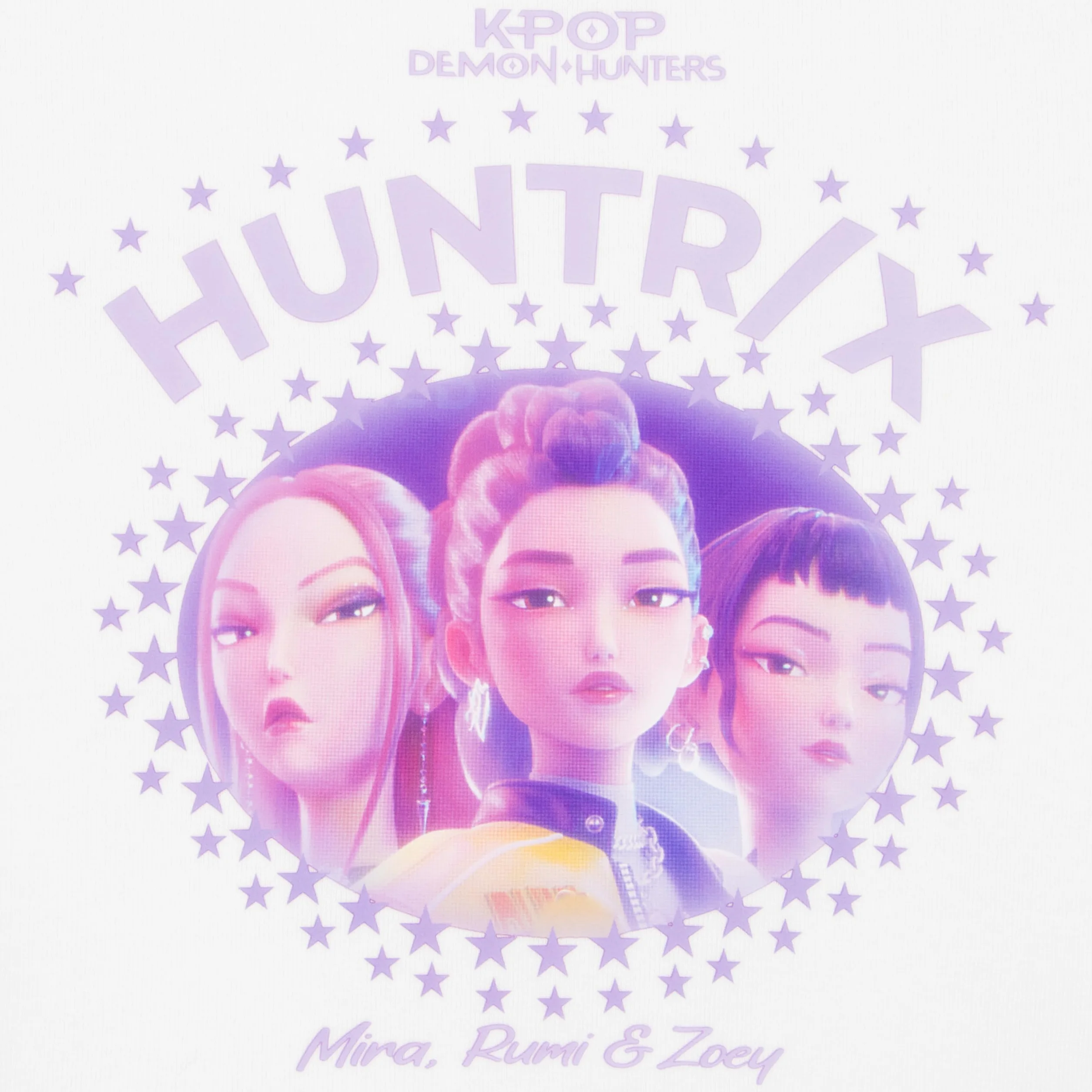 KPop Demon Hunters Felpe Bambino Mira Rumi Zoey Felpa Bambina Cuori Huntrix