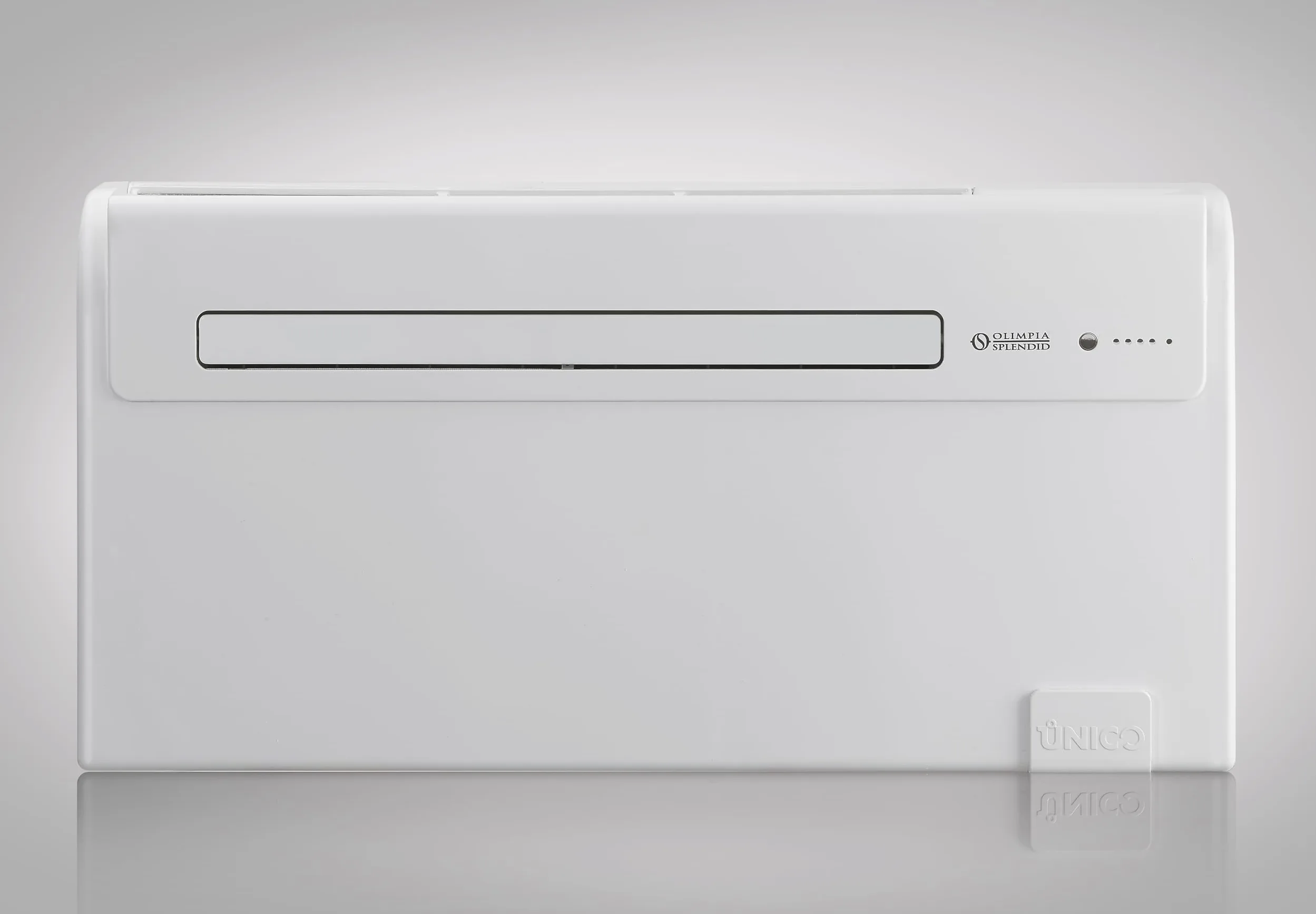 Olimpia Splendid, Unico Air HP EFA Climatizzatore a Pompa di Calore Senza Unità Esterna, Slim Design, Potenza 1,8 kW, Classe A+, Raffrescamento, Riscaldamento, Deumidificazione e Ventilazione