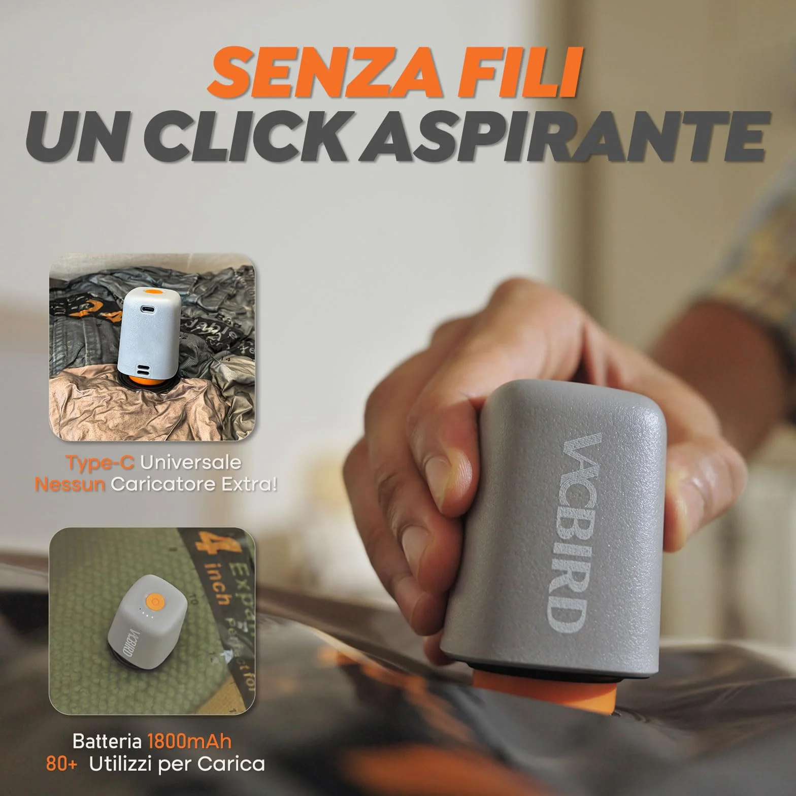 Sacchetti Sottovuoto Vestiti Con Pompa Senza Fili, 10 Pezzi (4x40x54cm, 4x47x64cm, 2x54x74cm) Salvaspazio