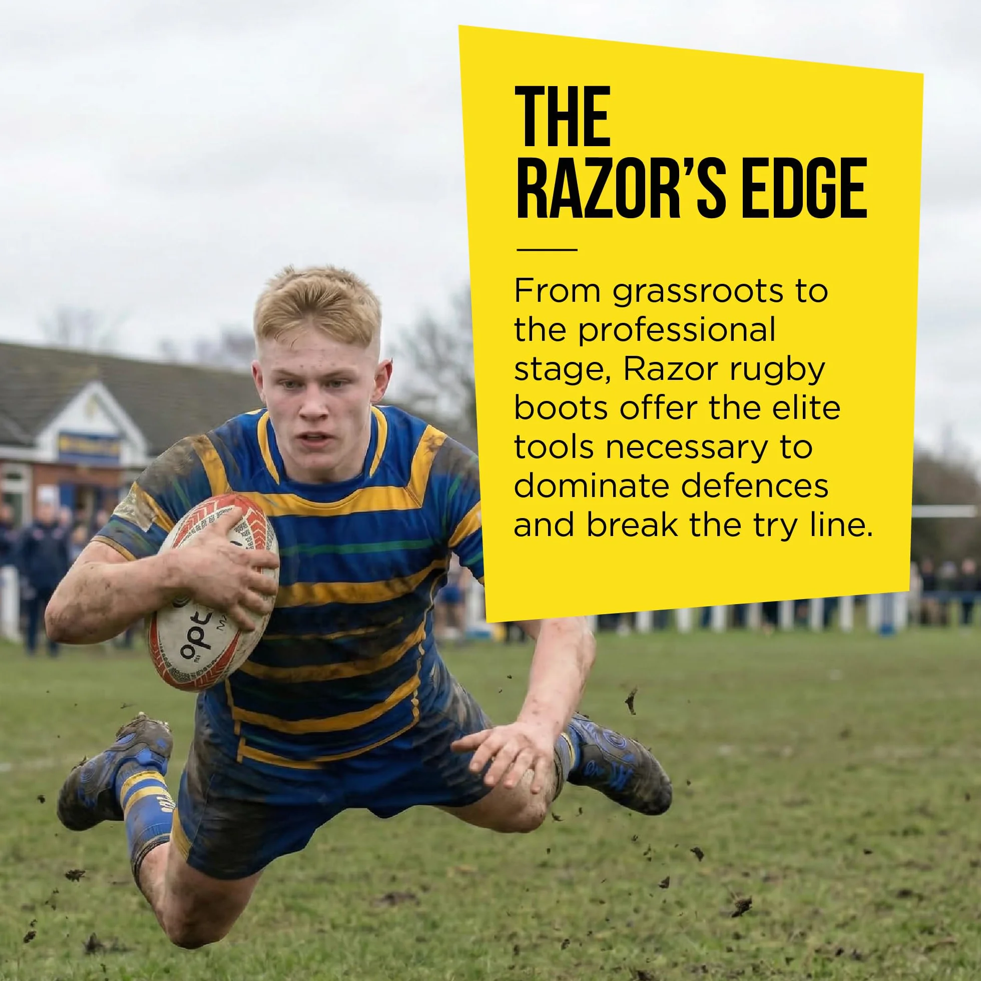 Optimum Razor Scarpe da RugbyUomo