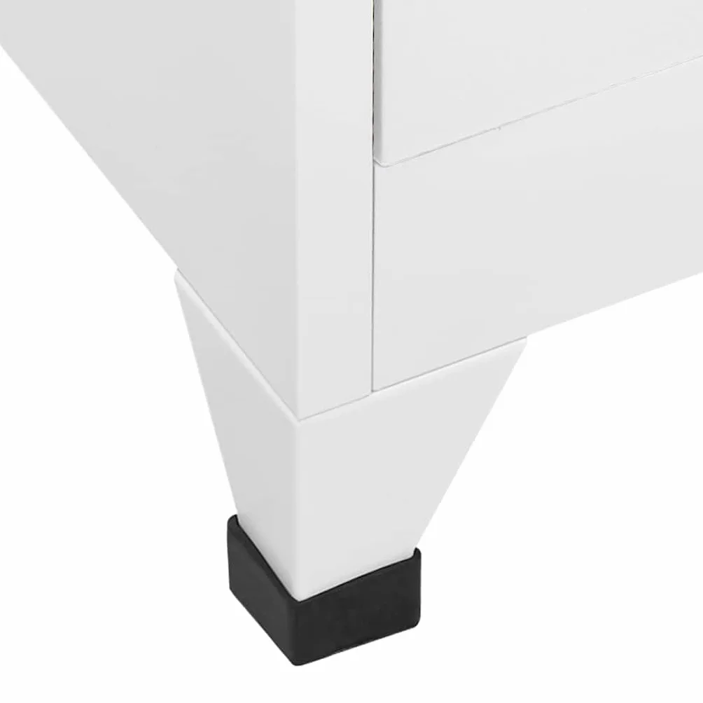 vidaXL Armadietto a 4 Comparti con Serrature 38x45x180 cm Mobiletto Armadio