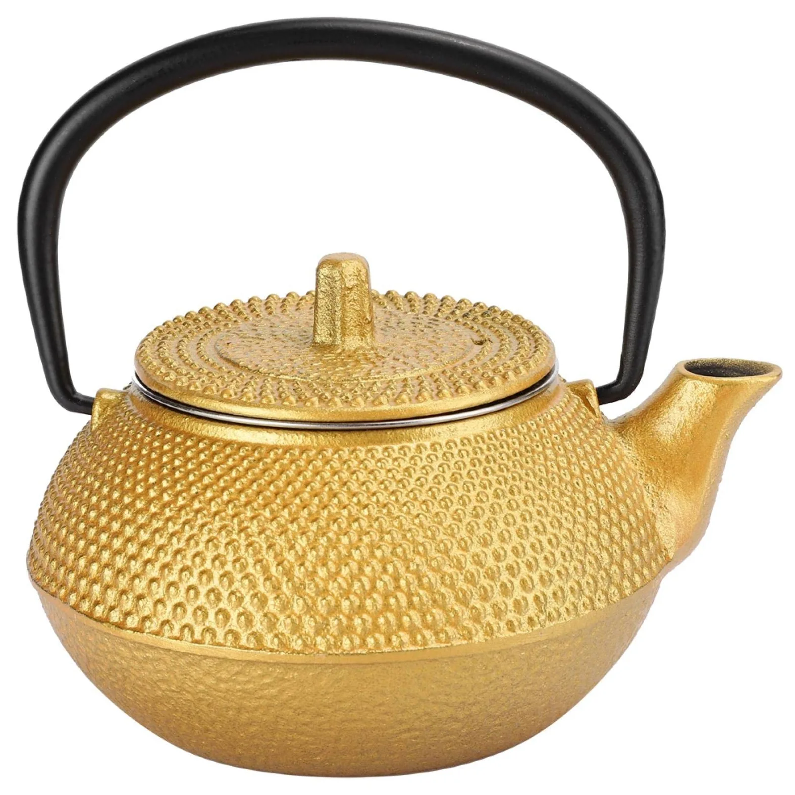 Teiera in Ghisa Giapponese, Teapot in Ferro Tradizionale con Resistente al Calore, Infusore e Becco e Manico Bollitore da Tè per Regalo Matcha Cerimonia Sicuro sulla Stufa