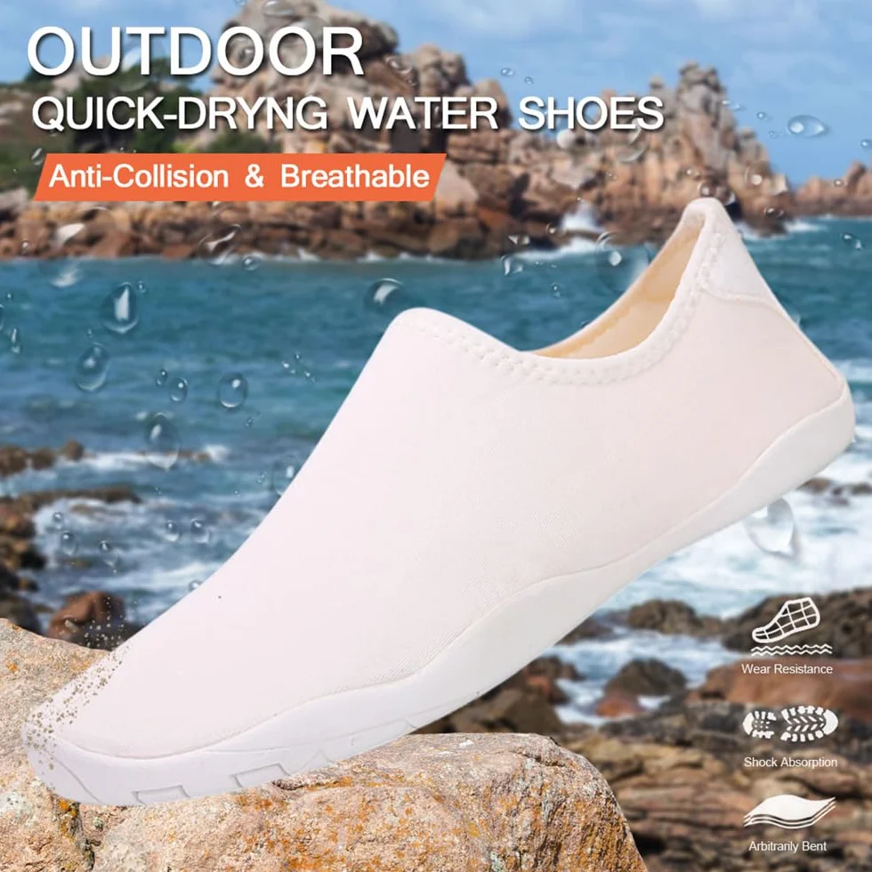 Scarpette da Scoglio Donna Uomo Asciugatura Rapida Antiscivolo Scarpe Sport Acquatici Nuoto Spiaggia Surf