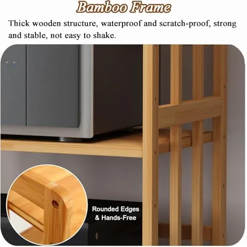 HiFi Rack Av Shelf Media Storage Cabinet, con ruote, Regolabile Scaffalatura video, Stoccaggio attrezzature stereo Rack e supporti, Mobileo-Video Scaffalatura