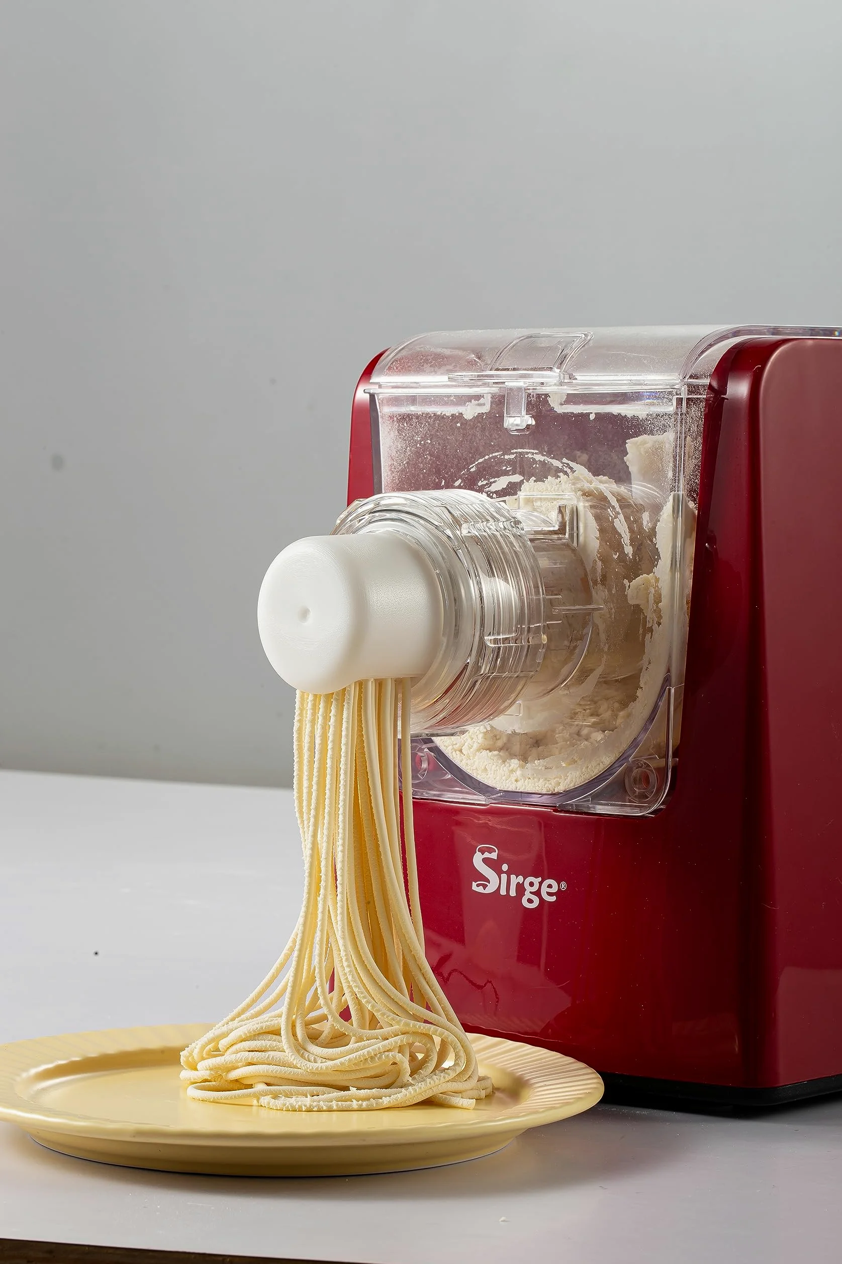 Sirge PASTAMPANE Impastatrice e Macchina per la Pasta fresca all'uovo 3 in 1 Pasta Pane Pizza - 22 Trafile - 1Kg - 300Watt