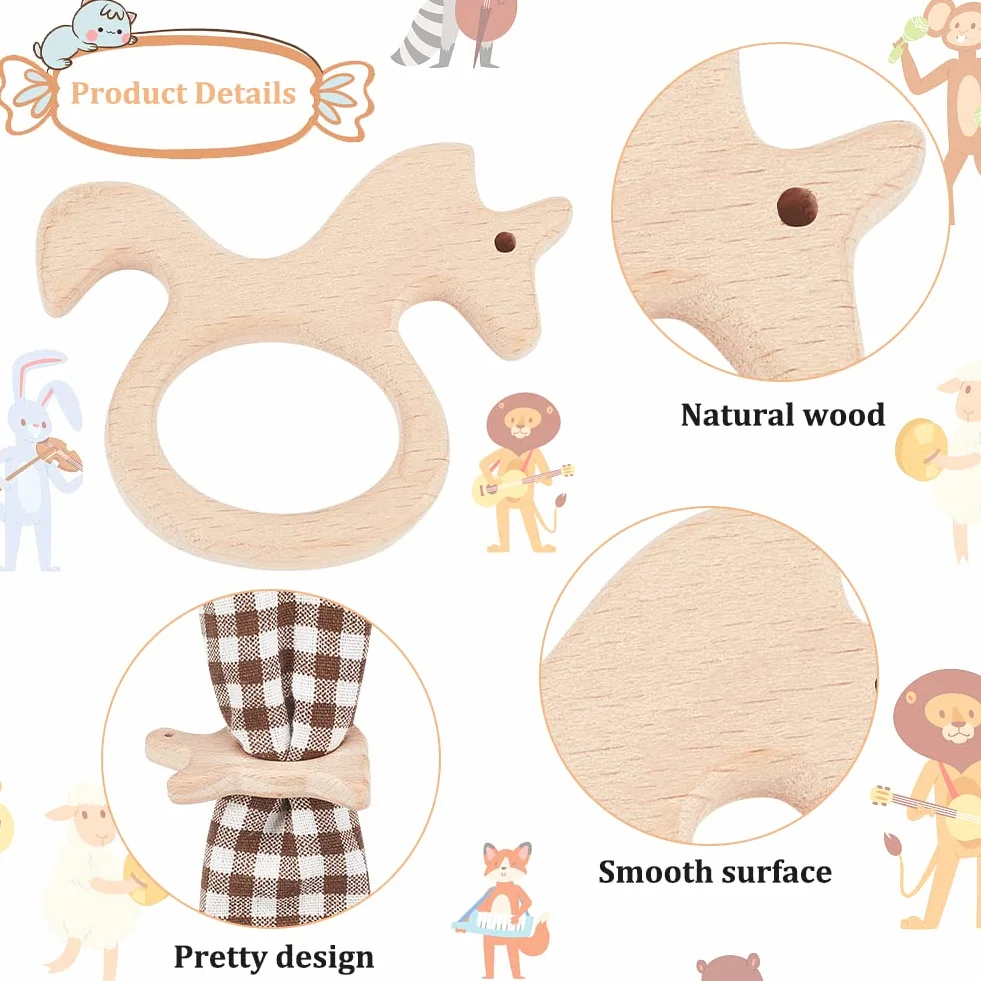 WEBEEDY 10 portatovaglioli in legno fatti a mano con animali marini, decorazione da tavolo per matrimoni, feste, centrotavola, decorazione