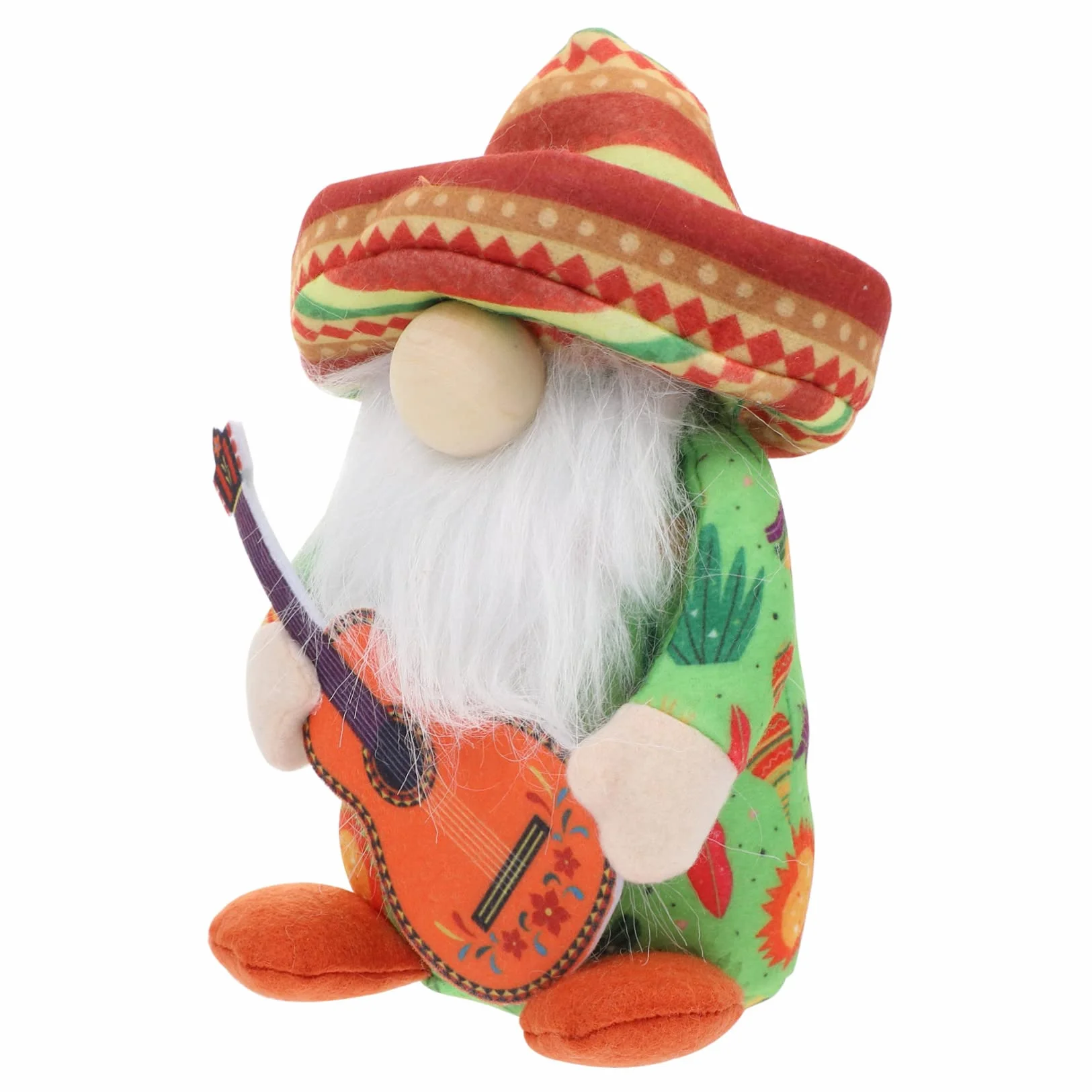 Vaguelly Statuetta Decorativa Gnome con Chitarra Fantastica Decorazione per Interni e Adatta per Uffici e Case Atmosfera Festiva Garantita