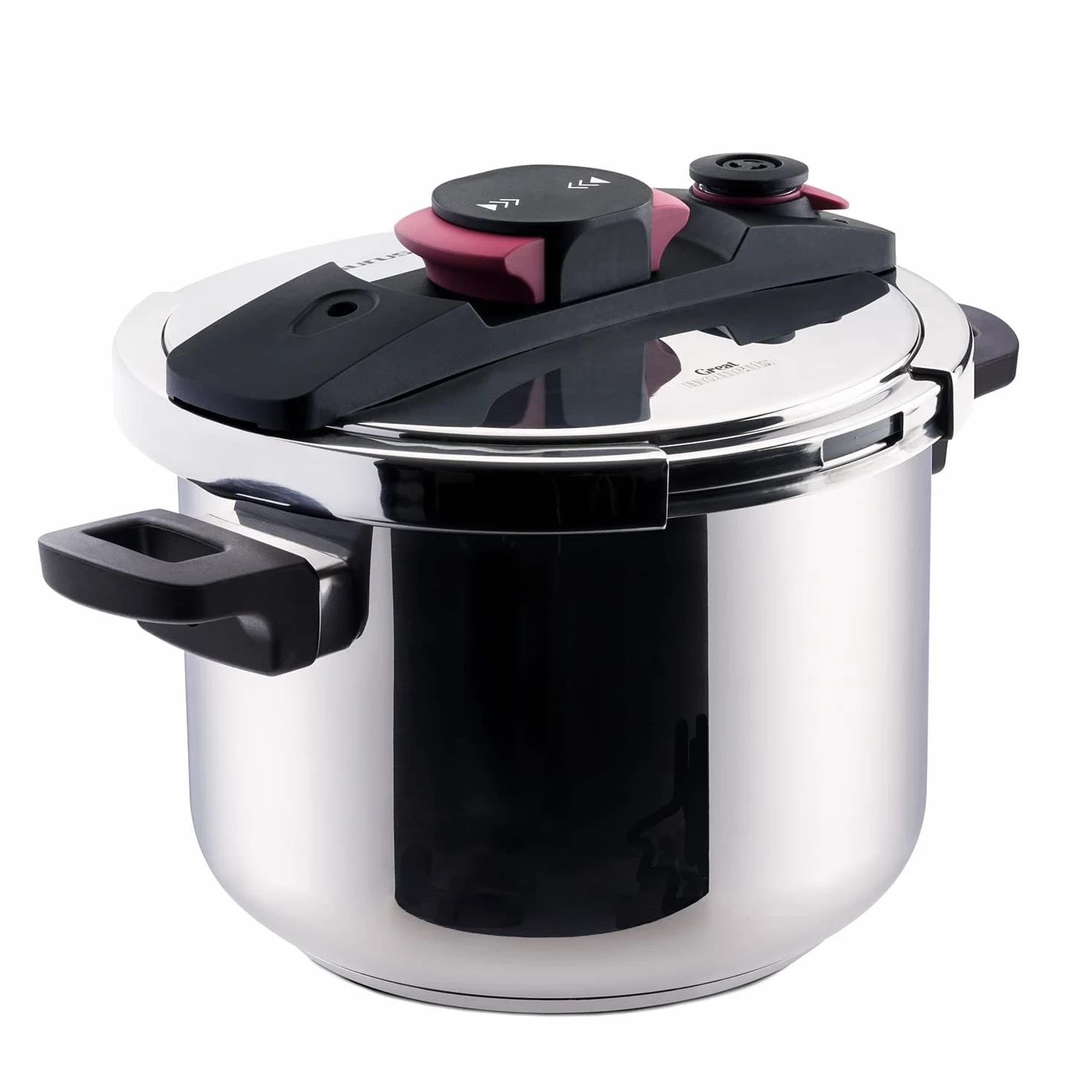 Taurus Great Moments Super 6L - Pentola a pressione super veloce, 6L, manici cool-touch, sistema di risparmio energetico, 5 sistemi di sicurezza, senza PFOA, adatto a tutti i tipi di fuoco