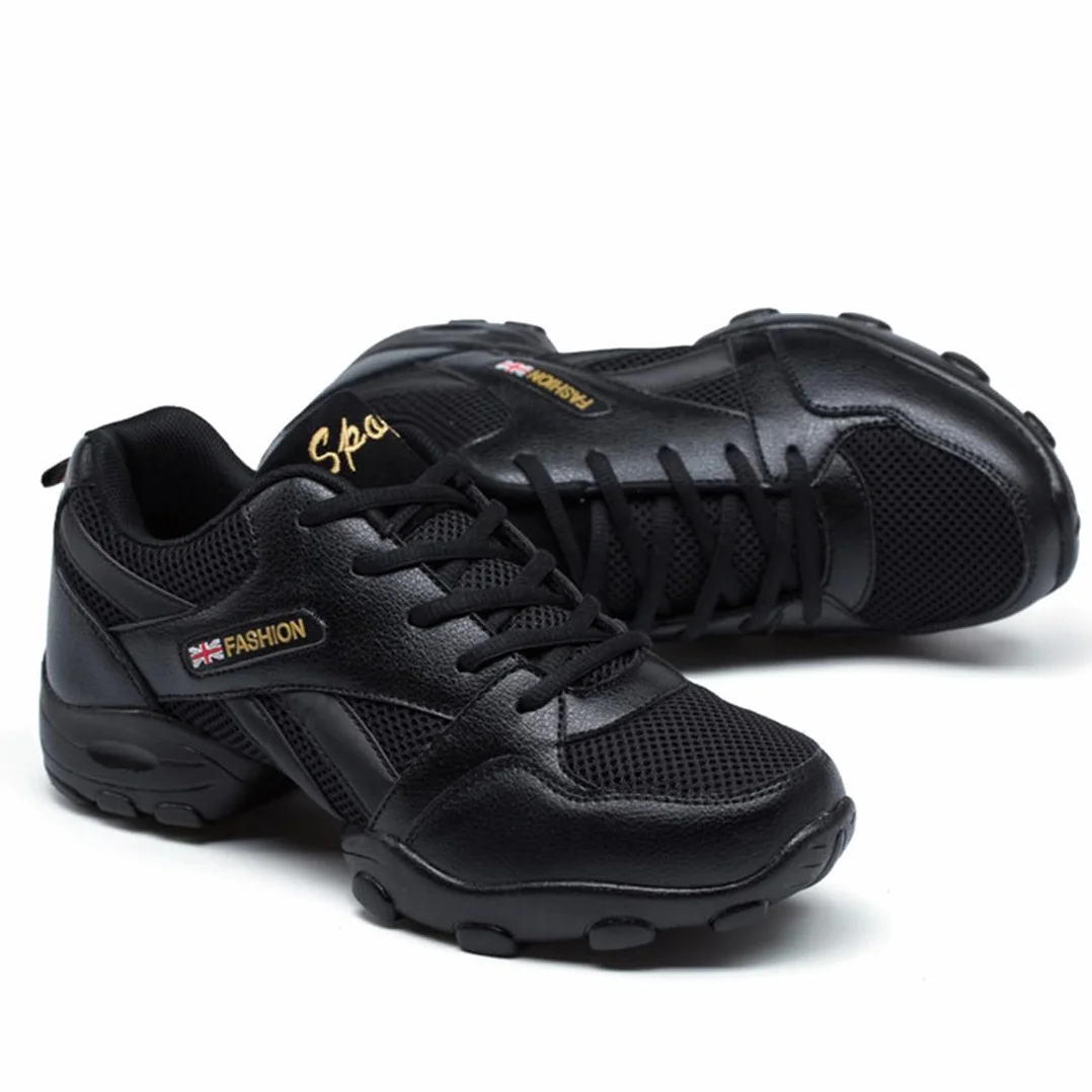 Scarpe da Ballo Latino Uomo Pelle Classiche Danza Sneaker Sala Jazz