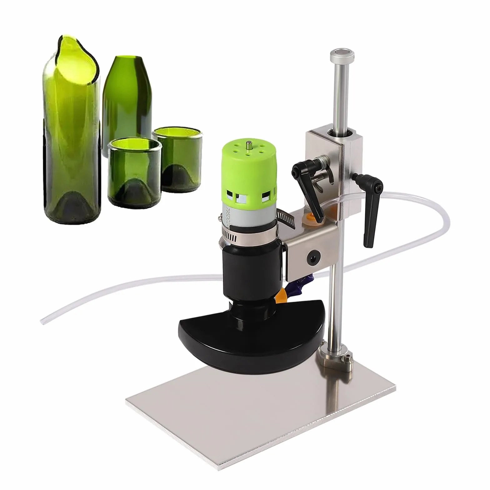 Taglierina elettrica per bottiglie di vetro, 6000 giri/min, 150 W, velocità regolabile, per bottiglie di vino/bicchiere di mare