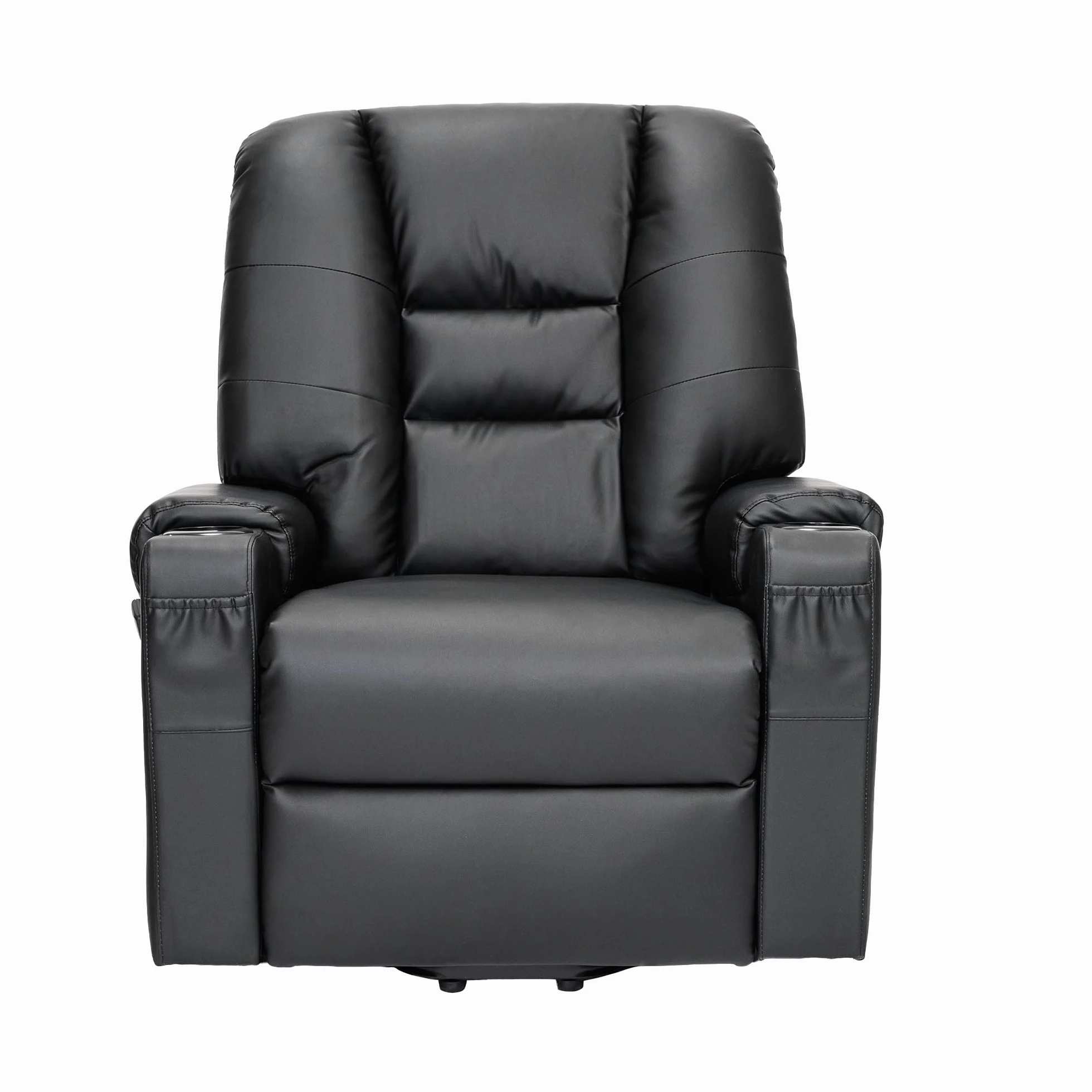 POLTRONE ITALIA Bonny Detraibile 19% Poltrona Relax Alzapersona 2 motori, reclinazione indipendente schienale pediera. Vibromassaggio Seduta indeformabile Nero