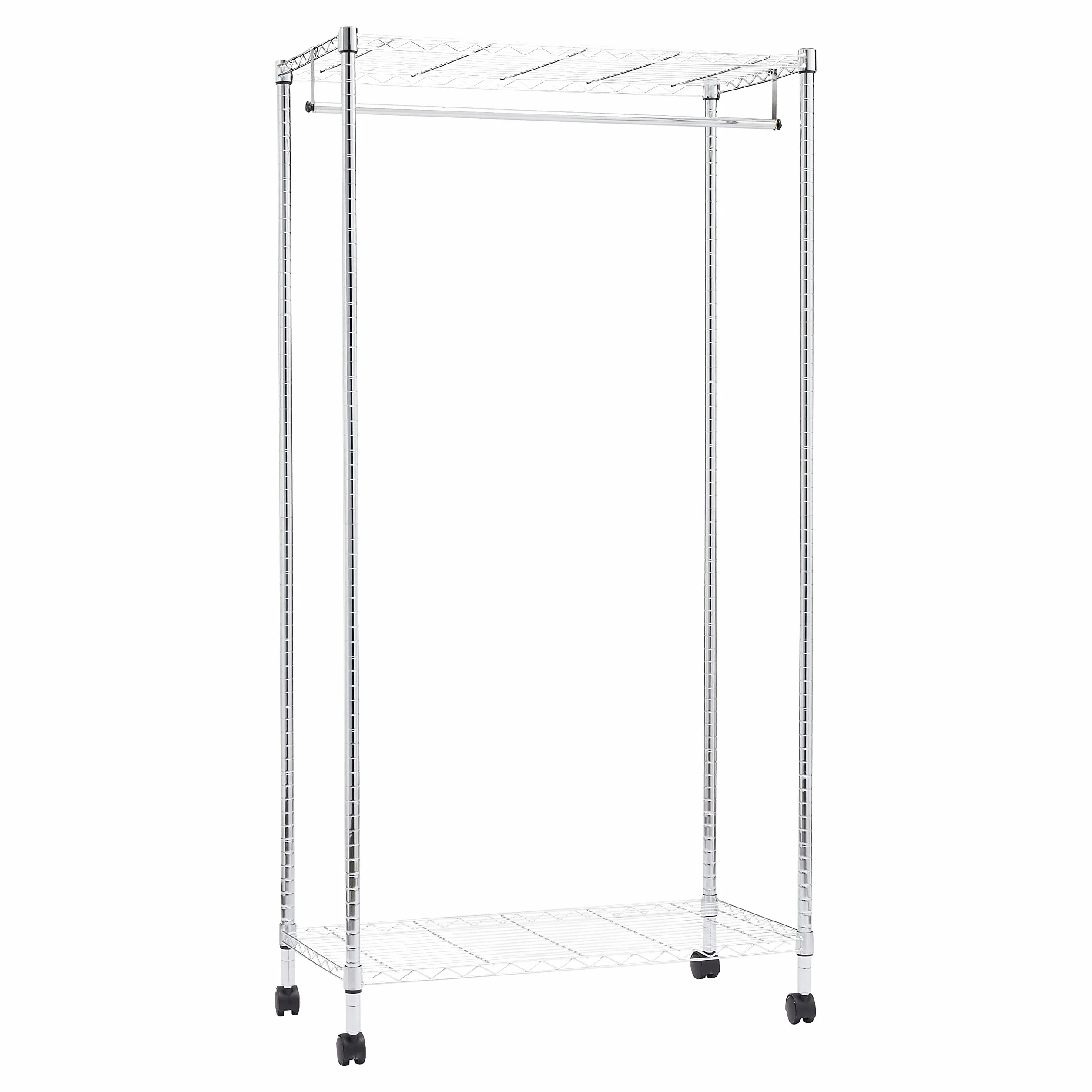 Amazon Basics Appendiabiti cromato 89 x 45 x 180 cm