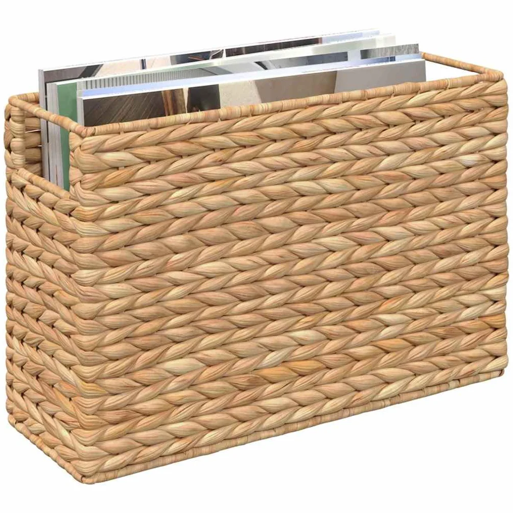 Generico Ceste per Riviste 2 PCS Naturale 39x14x25 cm