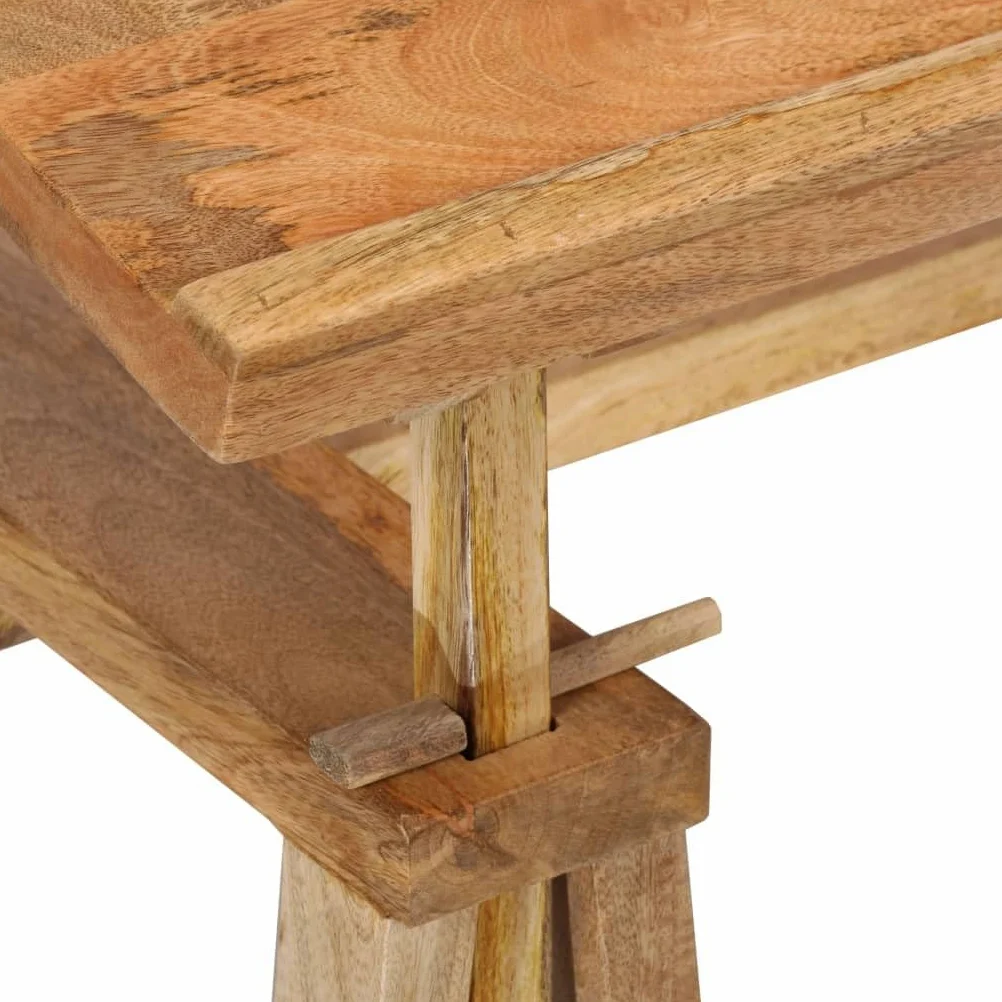 vidaXL Legno Massello di Mango Tavolo da Disegno Tecnico Inclinabile Scrivania