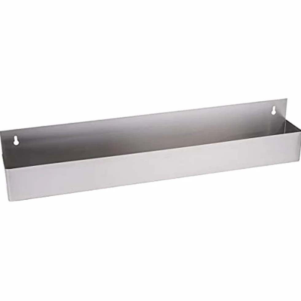 Cocktail7 Speed Rack Vasca Portabottiglie Acciaio Inox per 8 Bottiglie Lunghezza 81cm Bars Locali Ristoranti Discoteche, Materiale Bar, Cocktail Organizzazione (1 Pezzo)