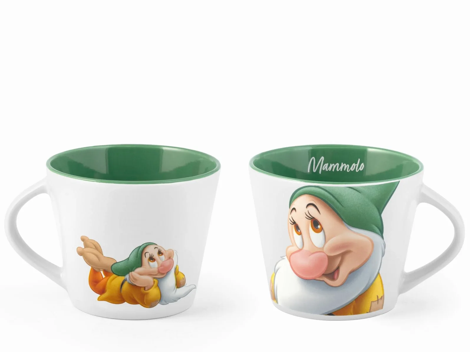 Home Disney- Sette nani, set 12 tazze da te' Sette nani POP, 280 cc, personaggi assortiti, New Bone China, lavabili in lavastoviglie, idonee al microonde