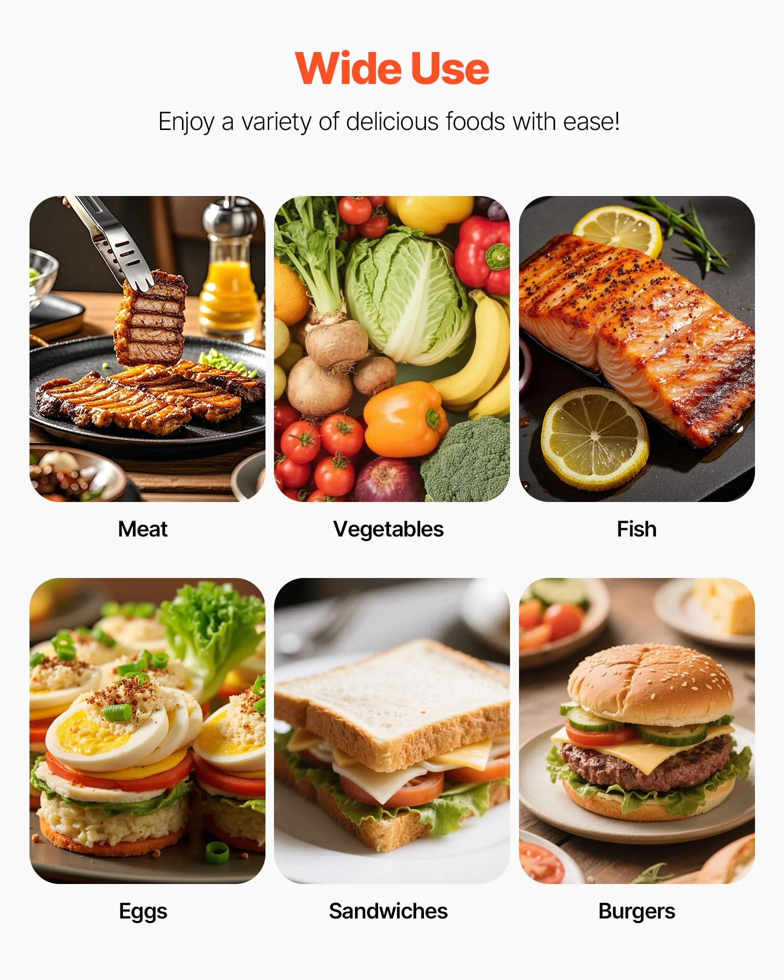 VEVOR 3600W Grill elettrico per panini,doppia piastra per panini con piastra smaltata piatta da 48,5x23 cm,piastra per panini in acciaio inox,controllo della temperatura,per hamburger,bistecche,cucina