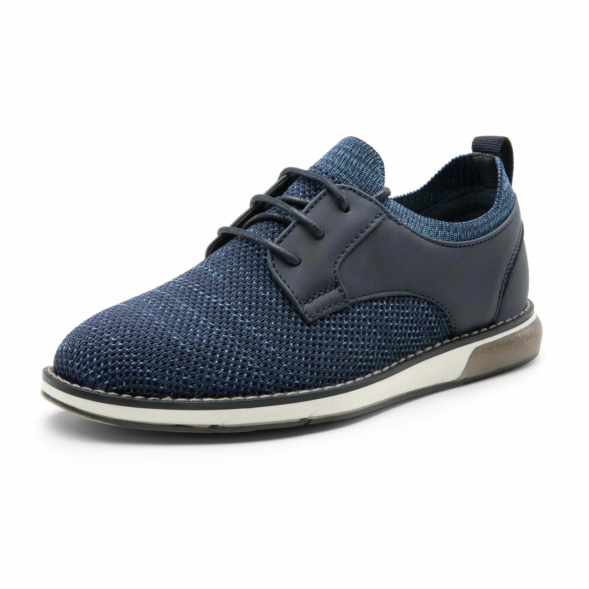 Bruno Marc Scarpe Basse con Lacci per Ragazzi, Traspiranti, in Tessuto a Maglia Oxford, per Feste di Nozze