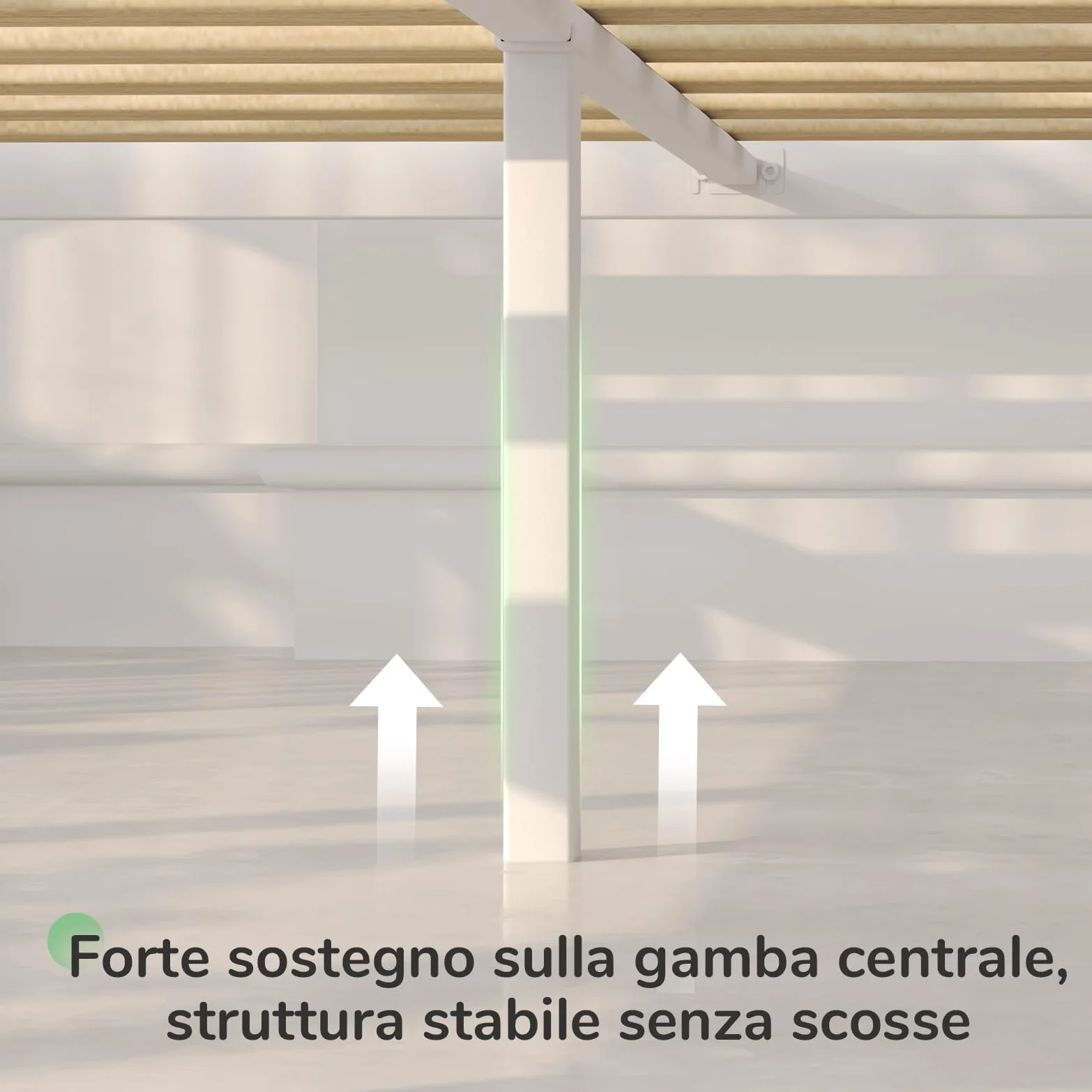 Novilla Rete Letto Matrimoniale 160x190 Struttura Letto a Doghe in Legno, Spazio di Archiviazione Sotto al Letto, Facile da Montare, Perfetto per Tutti Tipi di Letti e Materassi, Bianco