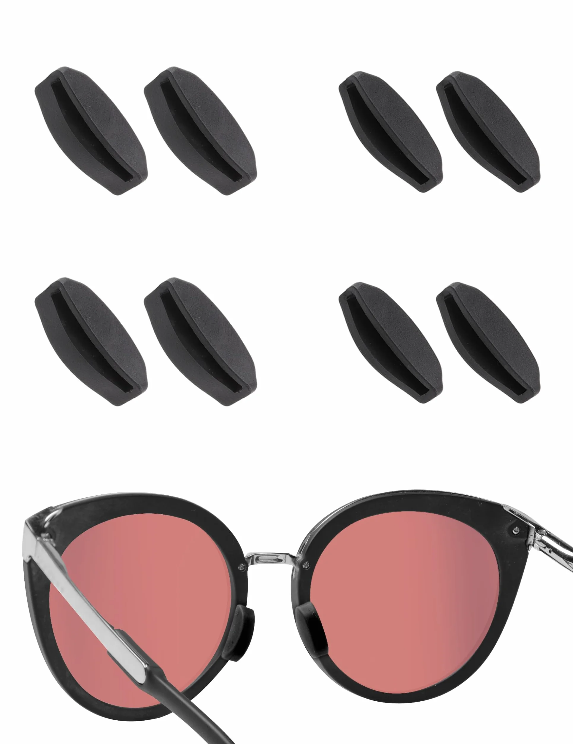 Acefrog 2 paia cuscinetti nasali per Oakley Frogskins Range OO9284, OO9503, OO9289, Top Knot Occhiali da sole
