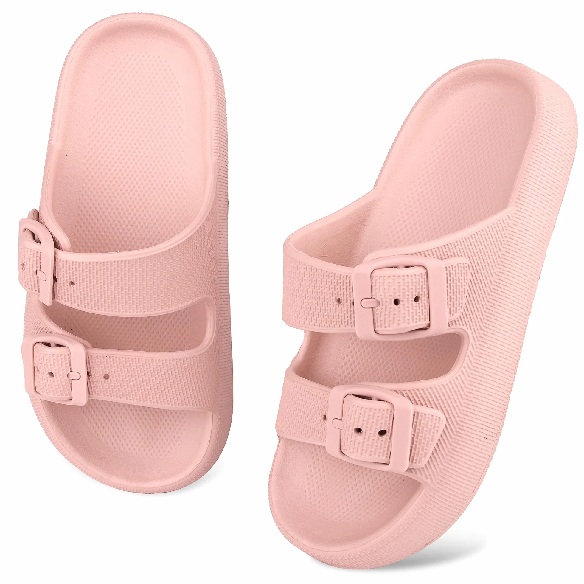 Scivoli a nuvola per bambini Doppia Fibbia Regolabile Sandali piatti in EVA Pantofole estive con cuscino
