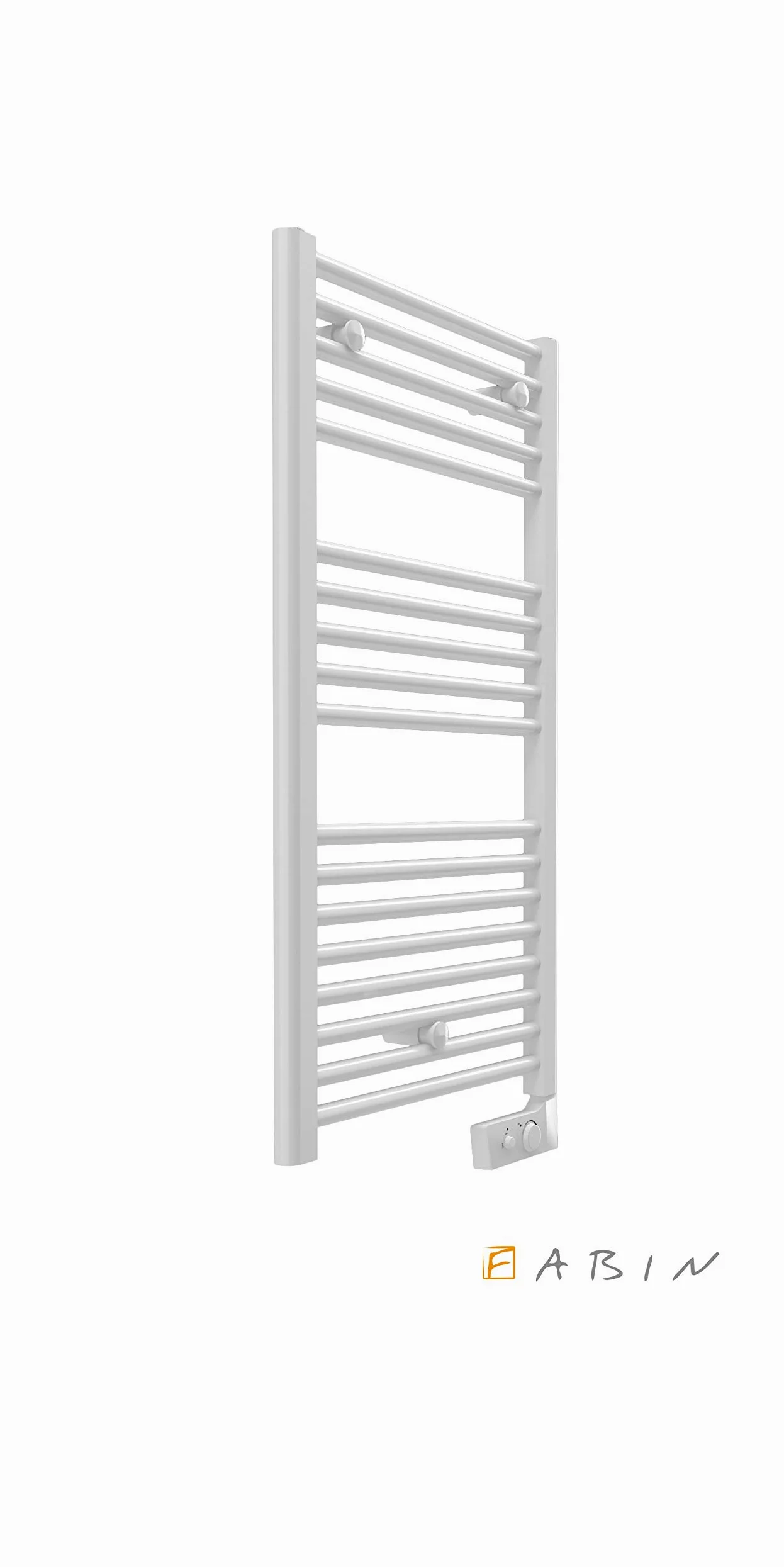 Scaldasalviette elettrico con termostato elettronico (990 mm x 480 mm) Bianco