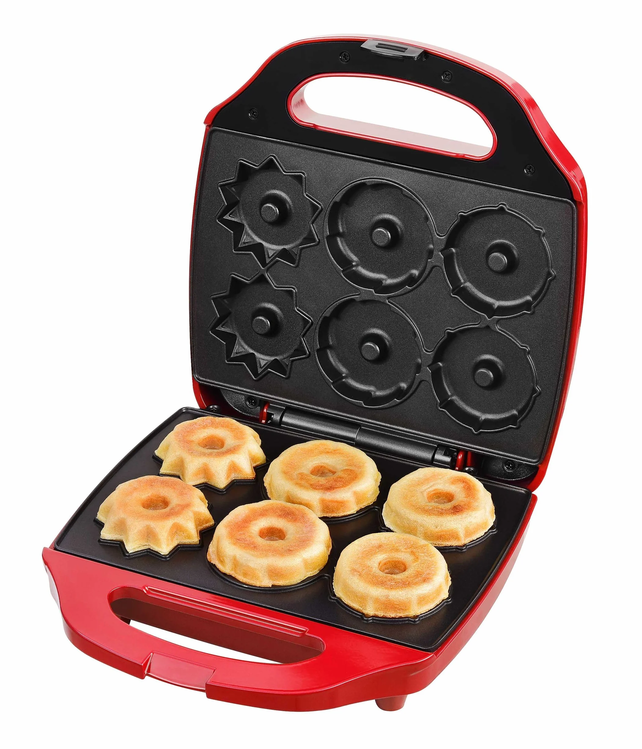 Kalorik TKG CKM 1007 RD - Stampi tradizionali per pasticcini, 900 W, colore: Rosso